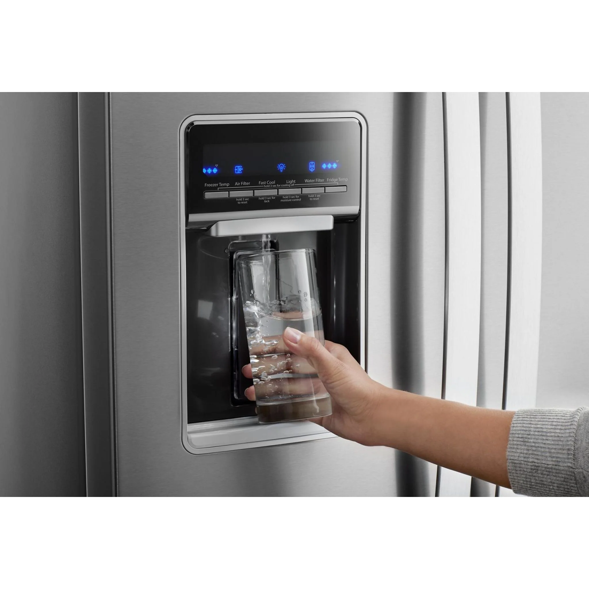 Whirlpool 30-inch Wide French Door Refrigerator - 20 cu. ft. -Fingerprint Resistant Stainless Steel (WRF560SEHZ) - Image 10