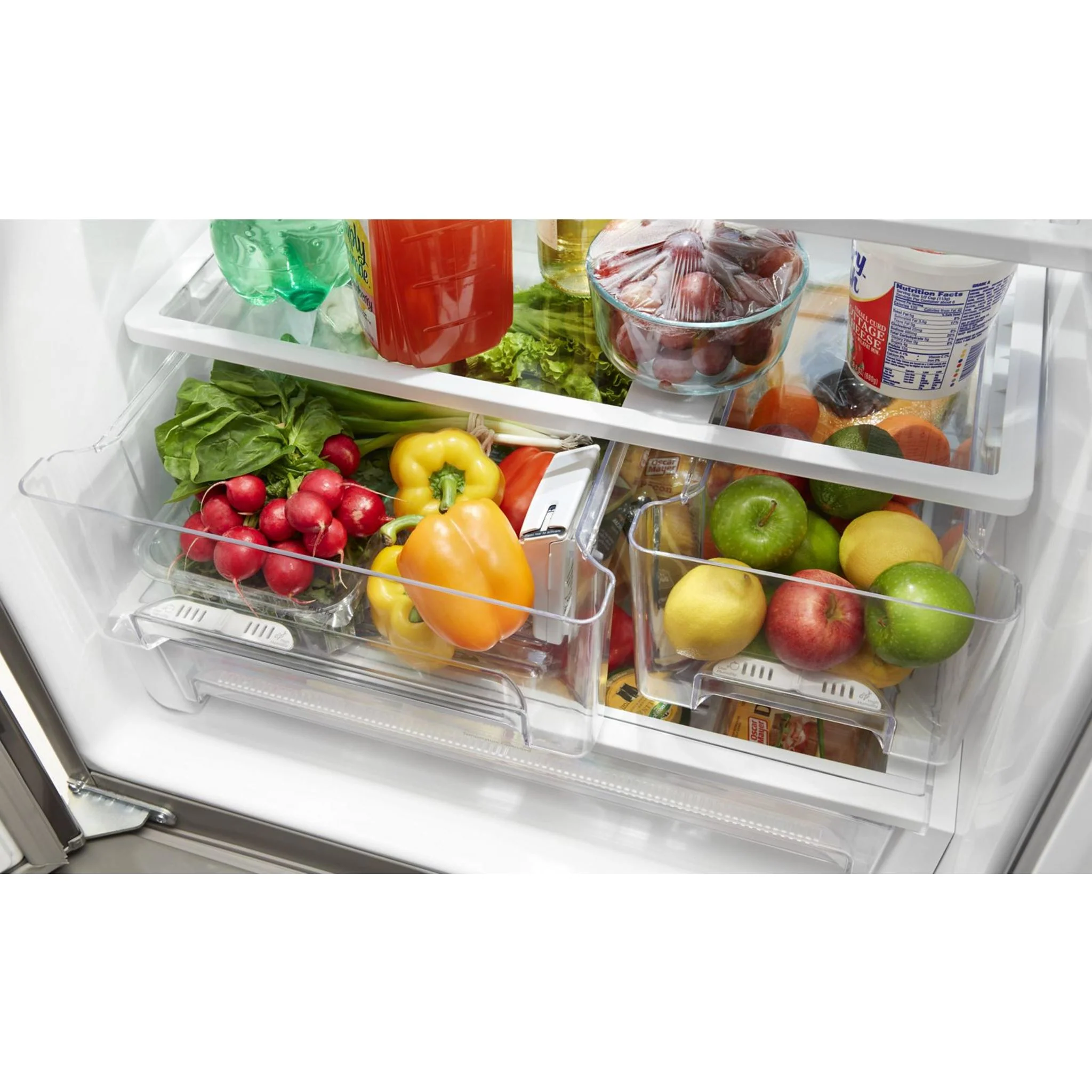 Whirlpool 30-inch Wide French Door Refrigerator - 20 cu. ft. -Fingerprint Resistant Stainless Steel (WRF560SEHZ) - Image 11