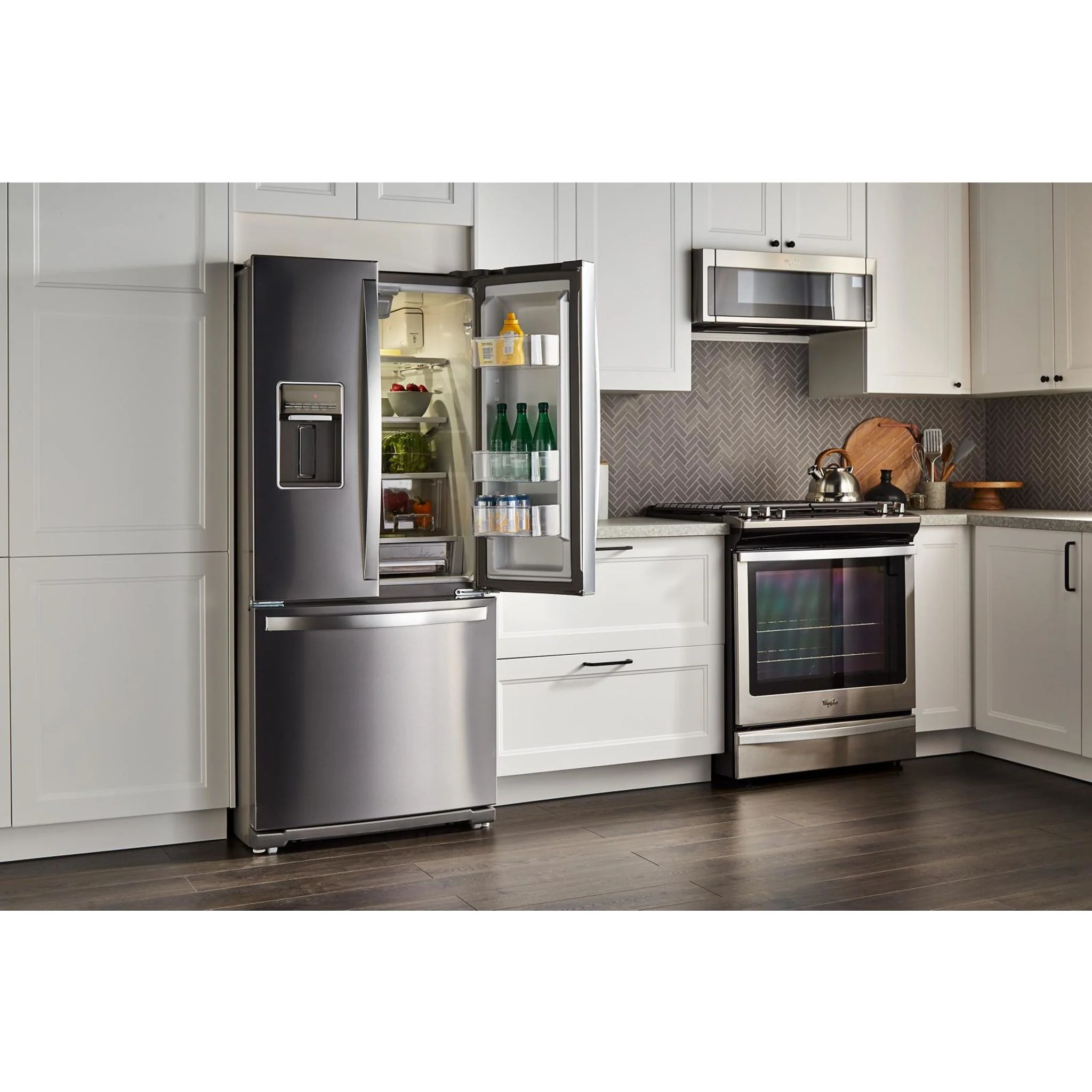 Whirlpool 30-inch Wide French Door Refrigerator - 20 cu. ft. -Fingerprint Resistant Stainless Steel (WRF560SEHZ) - Image 36