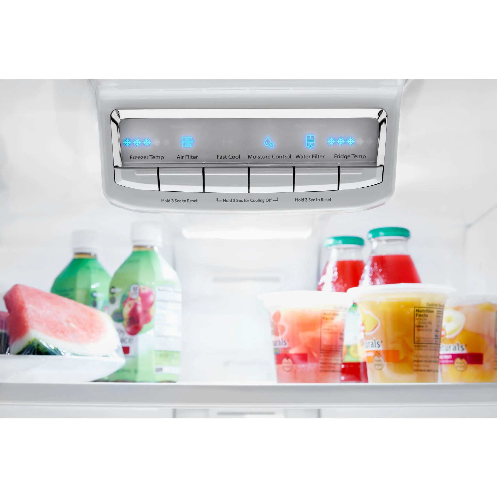 Whirlpool 30-inch Wide French Door Refrigerator - 20 cu. ft. -White (WRF560SFHW) - Image 2
