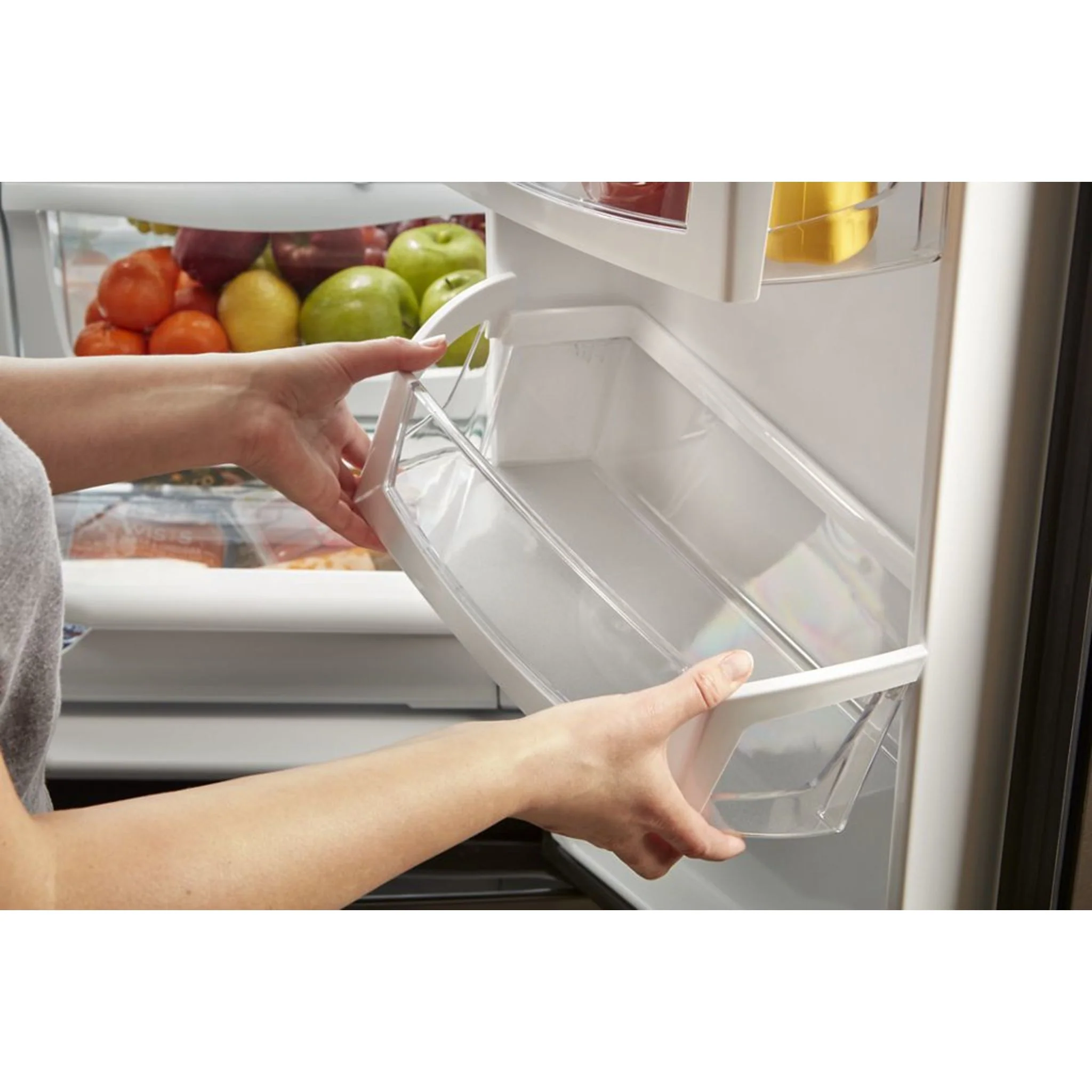 Whirlpool 30-inch Wide French Door Refrigerator - 20 cu. ft. -White (WRF560SFHW) - Image 26