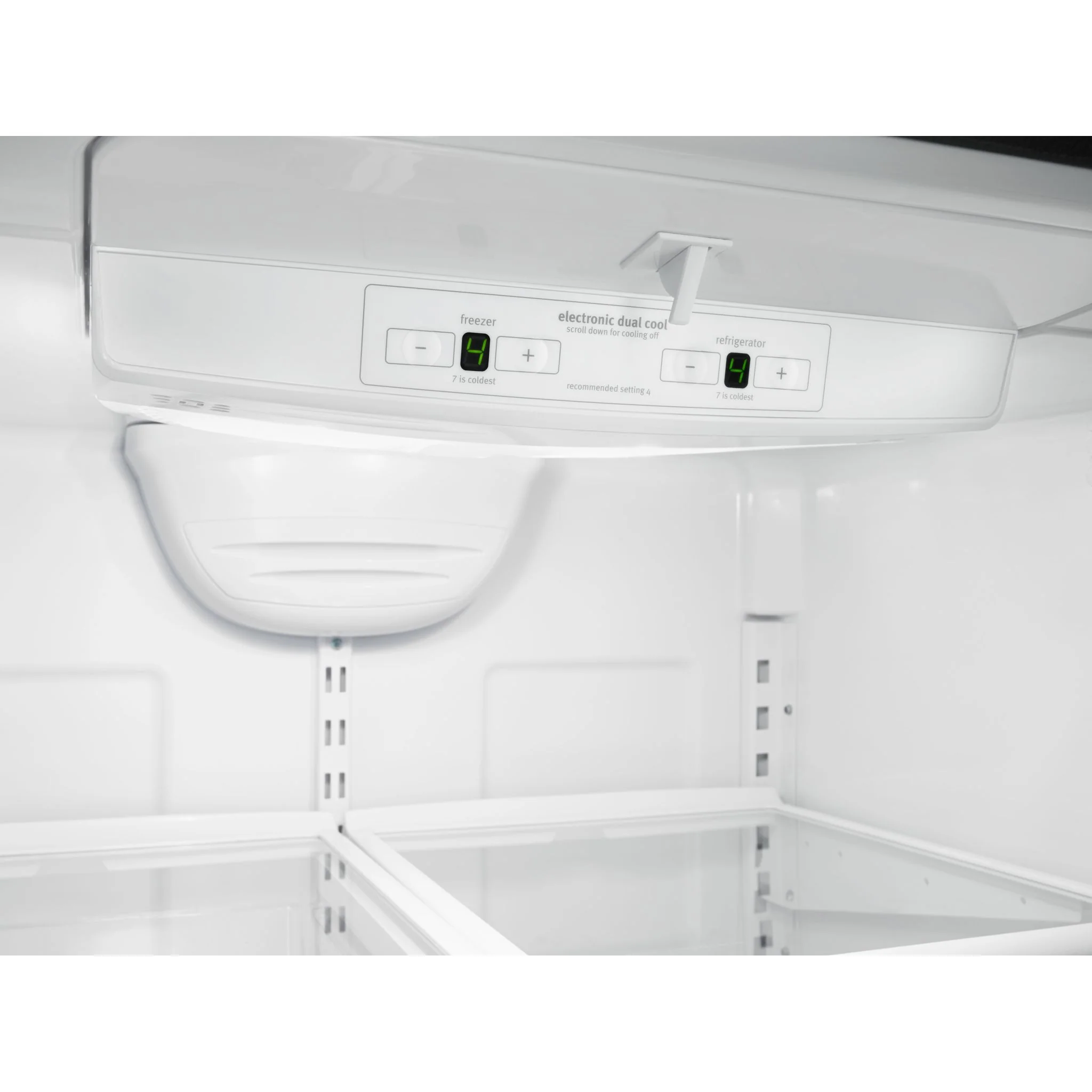 Whirlpool 19 cu. ft. Bottom-Freezer Refrigerator with Freezer Drawer - Stainless Steel (WRB329RFBM) - Image 2