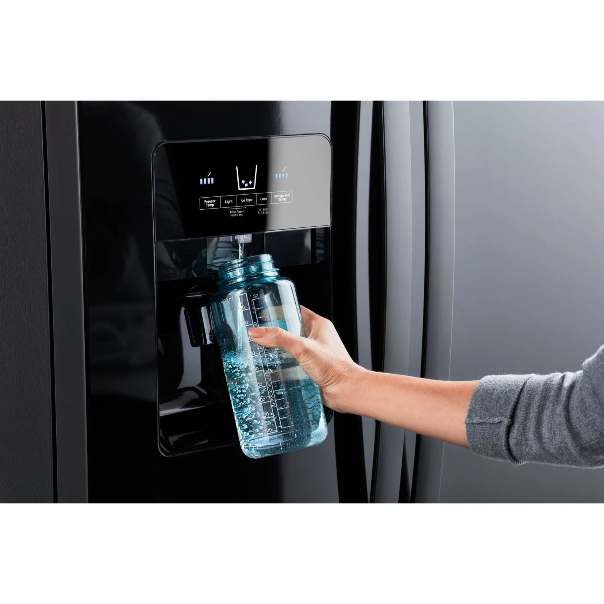 Whirlpool 33-inch Wide Side-by-Side Refrigerator - 21 cu. ft. -Black (WRS331SDHB) - Image 15