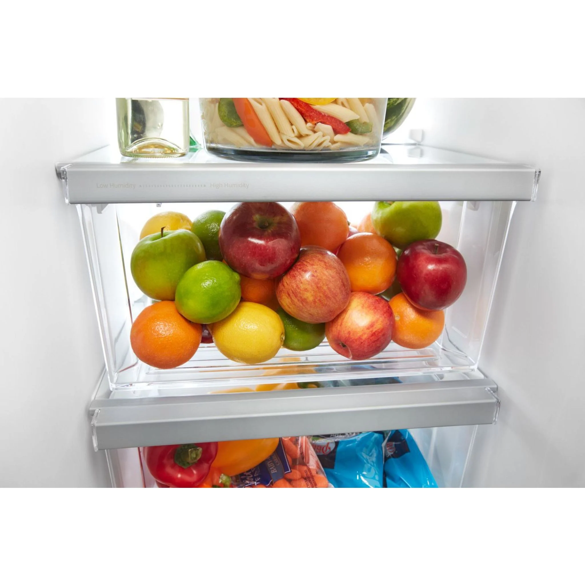 Whirlpool 33-inch Wide Side-by-Side Refrigerator - 21 cu. ft. -Monochromatic Stainless Steel (WRS331SDHM) - Image 21