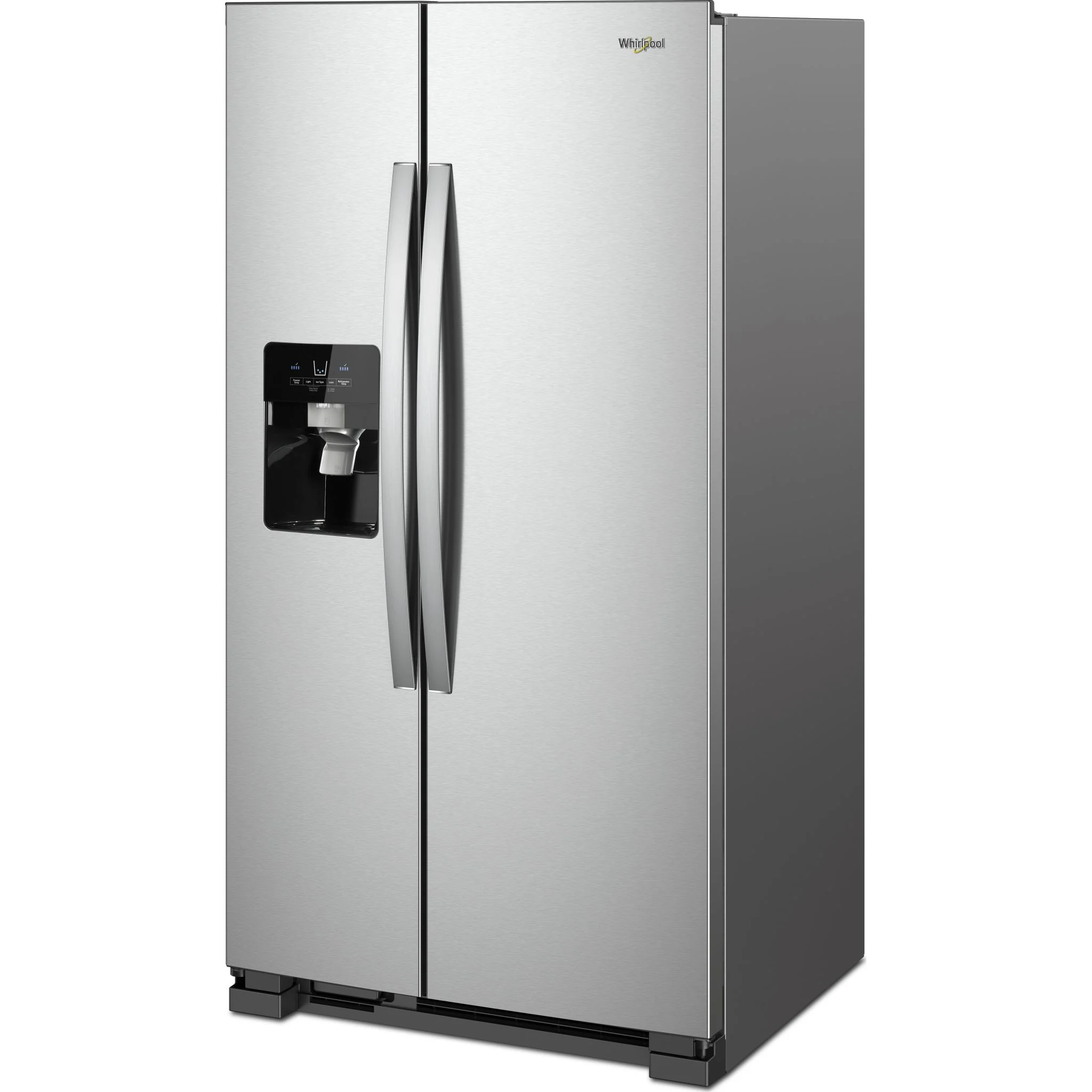 Whirlpool 33-inch Wide Side-by-Side Refrigerator - 21 cu. ft. -Monochromatic Stainless Steel (WRS331SDHM) - Image 6