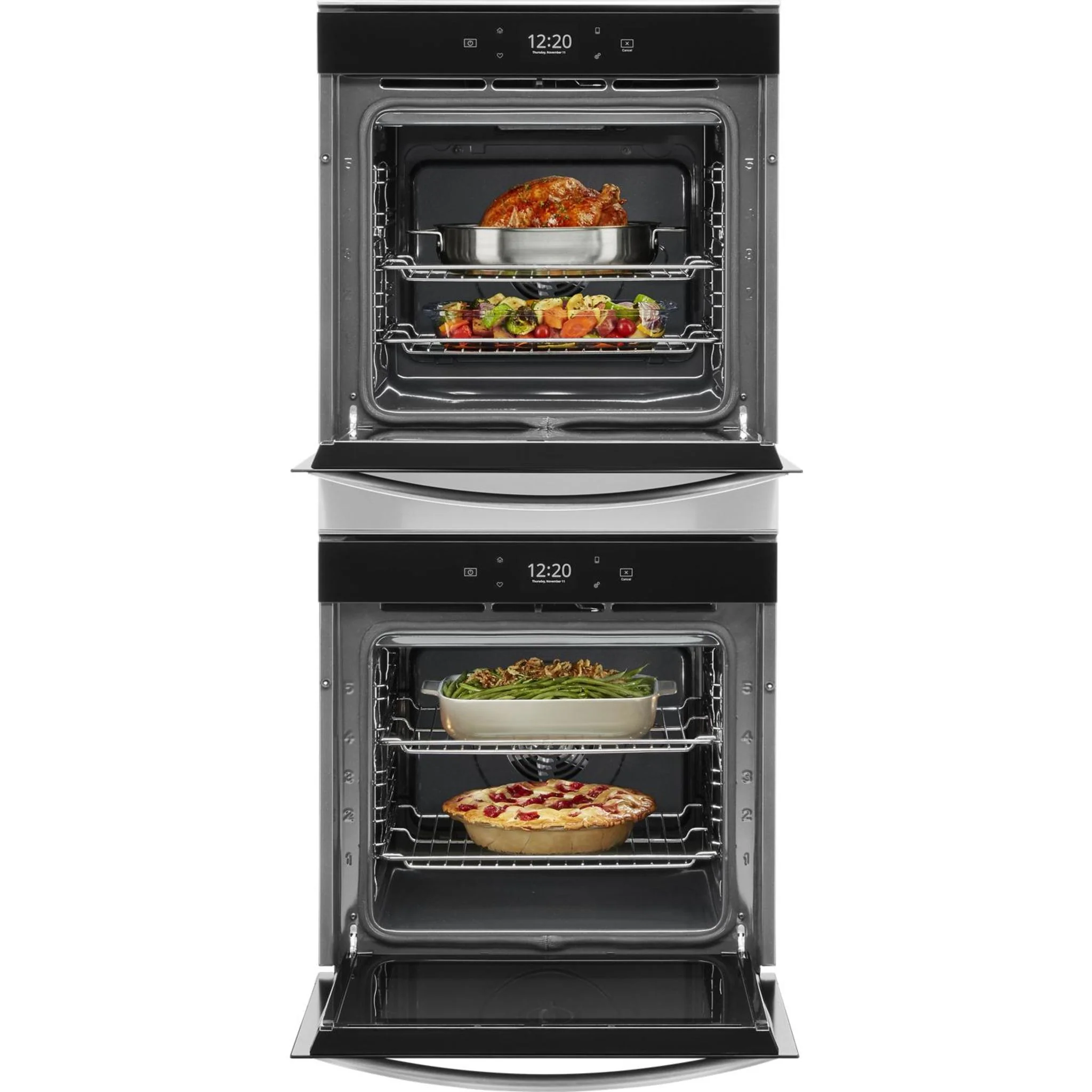 Whirlpool 5.8 Cu. Ft. 24 Inch Double Wall Oven with Convection -Fingerprint Resistant Stainless Steel (WOD52ES4MZ) - Image 22