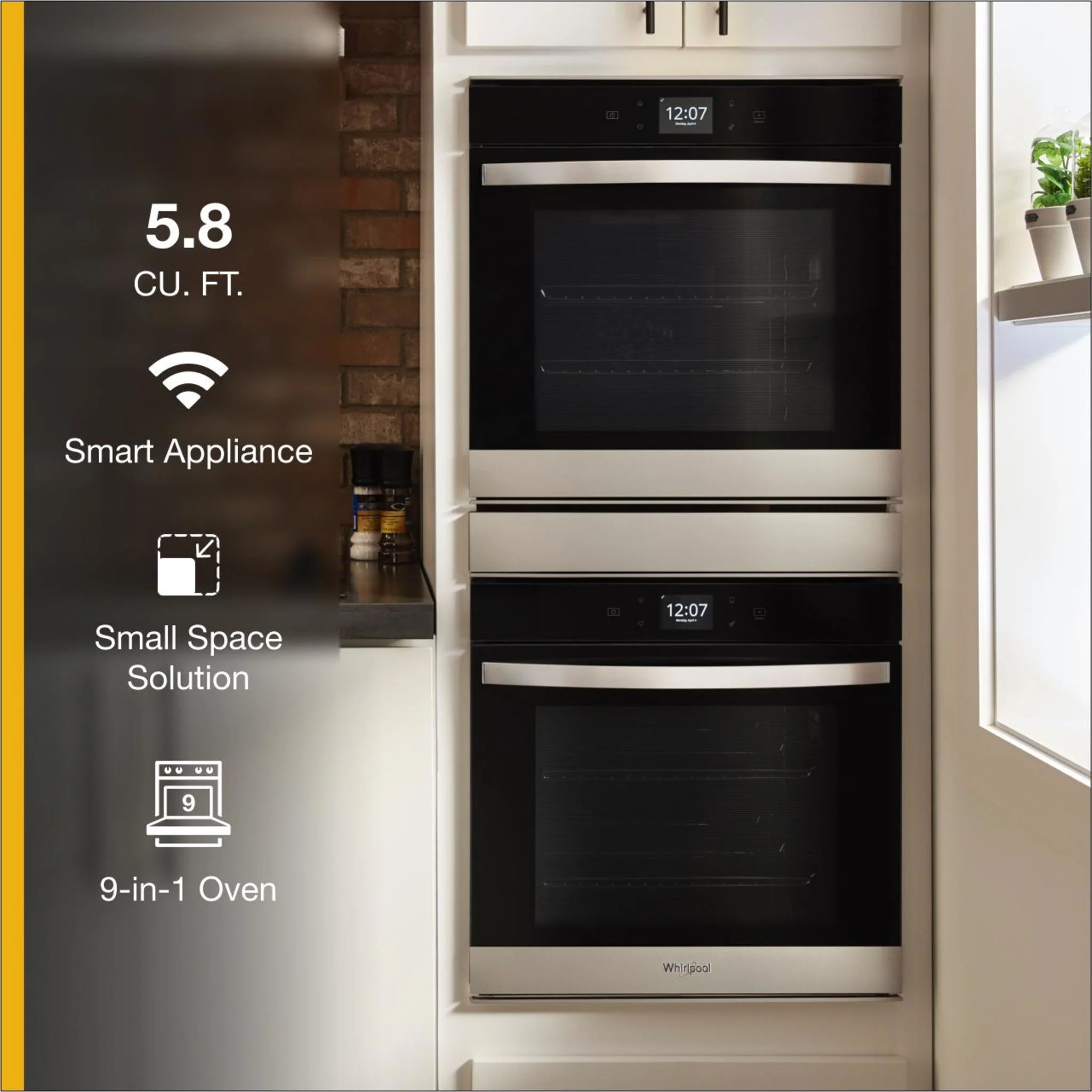 Whirlpool 5.8 Cu. Ft. 24 Inch Double Wall Oven with Convection -Fingerprint Resistant Stainless Steel (WOD52ES4MZ) - Image 35