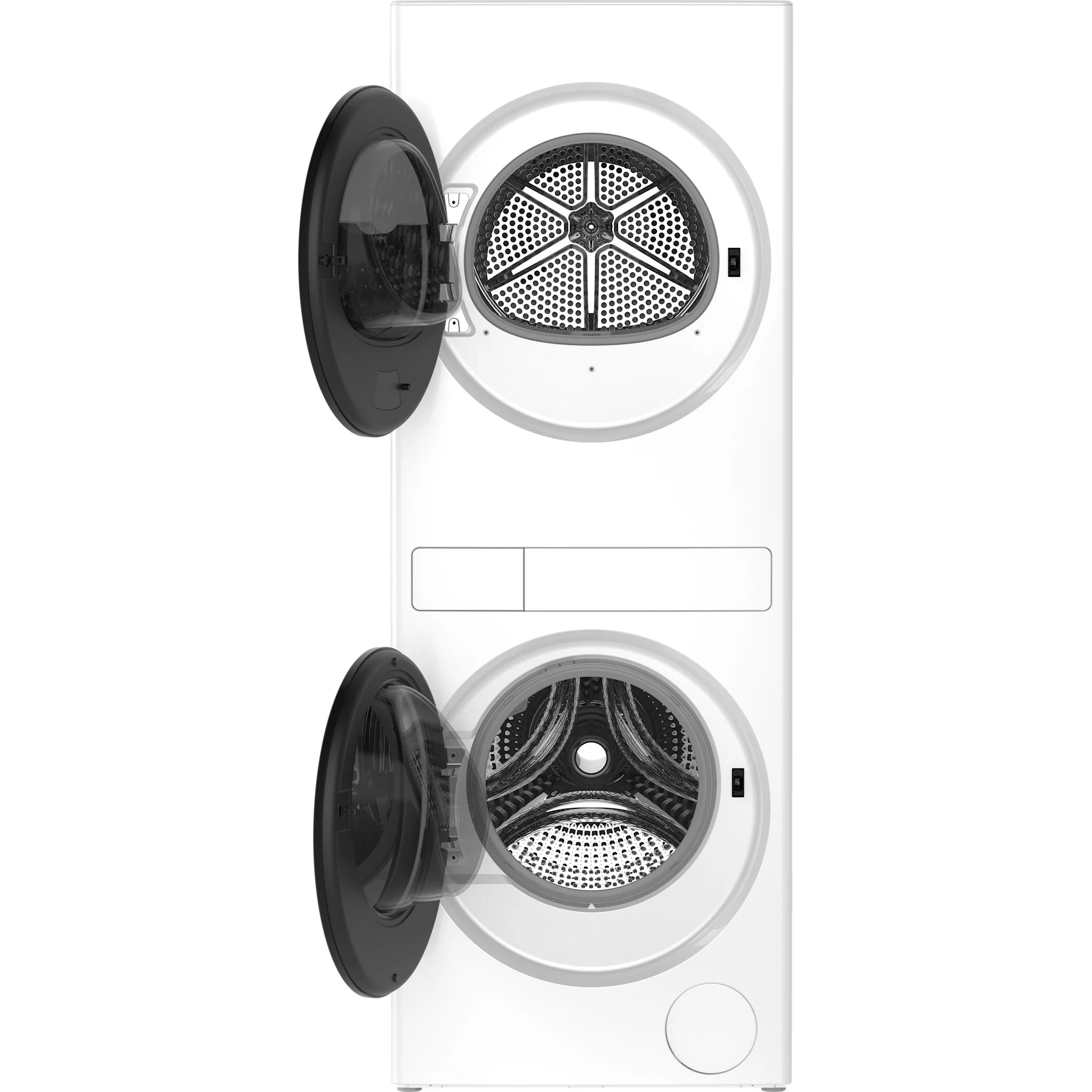 Whirlpool 24-in Compact ENERGY STAR® Certified Ventless Heat Pump Laundry Tower with 3.2-cu. ft. I.E.C. Washer and Electric 4.3-cu ft Dryer - White (YWFH5424SW) - Image 4