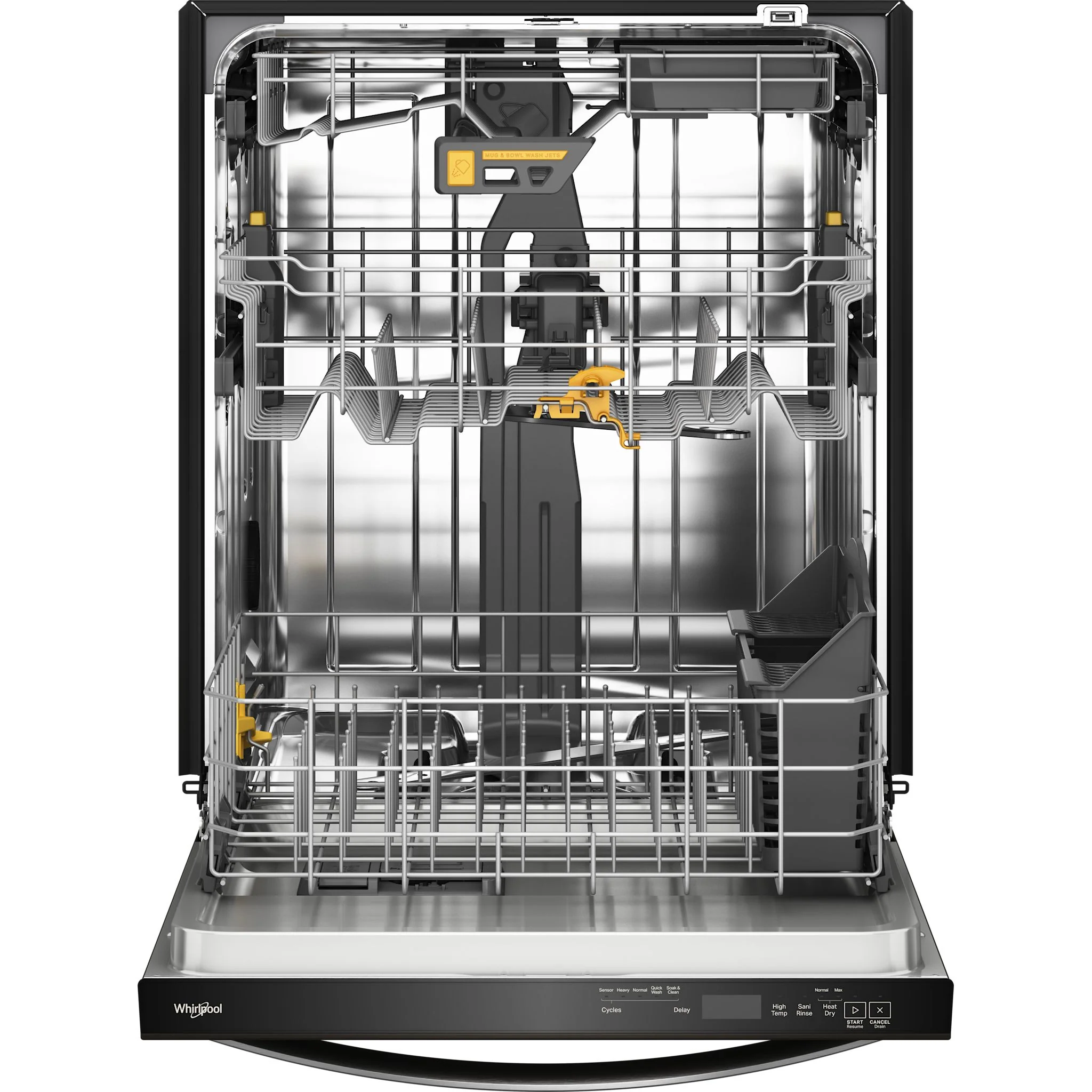 Whirlpool 24-Inch Dishwasher with Total Coverage Wash Action and Auto Open Air Dry in Fingerprint Resistant Black Stainless - Print Resist Blk Stnlss (WDTS8024SV) - Image 13