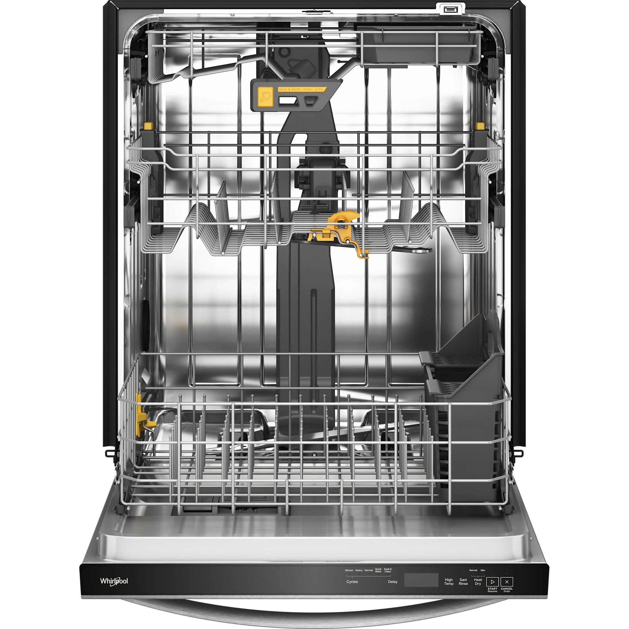 Whirlpool 24-Inch Dishwasher with Total Coverage Wash Action and Auto Open Air Dry in Fingerprint Resistant Stainless Steel - Fingerprint Resistant Stainless Steel (WDTS8024SZ) - Image 5