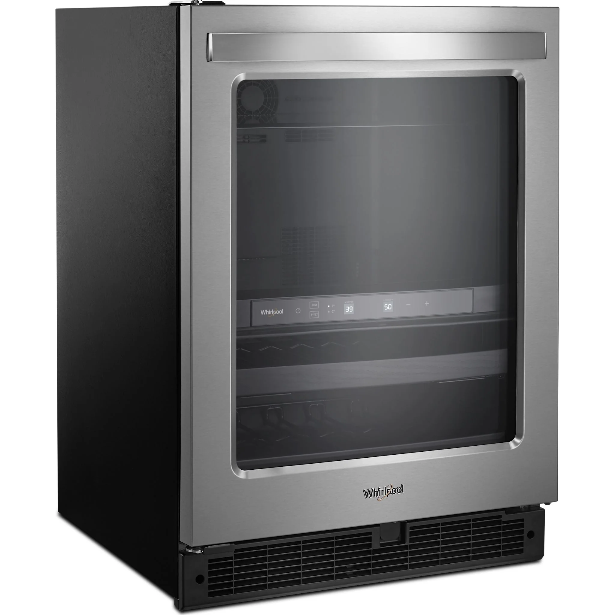 Whirlpool 24-inch Wide Undercounter Beverage Center - 5.2 cu. ft. -Stainless Steel (WUB50X24HZ) - Image 2