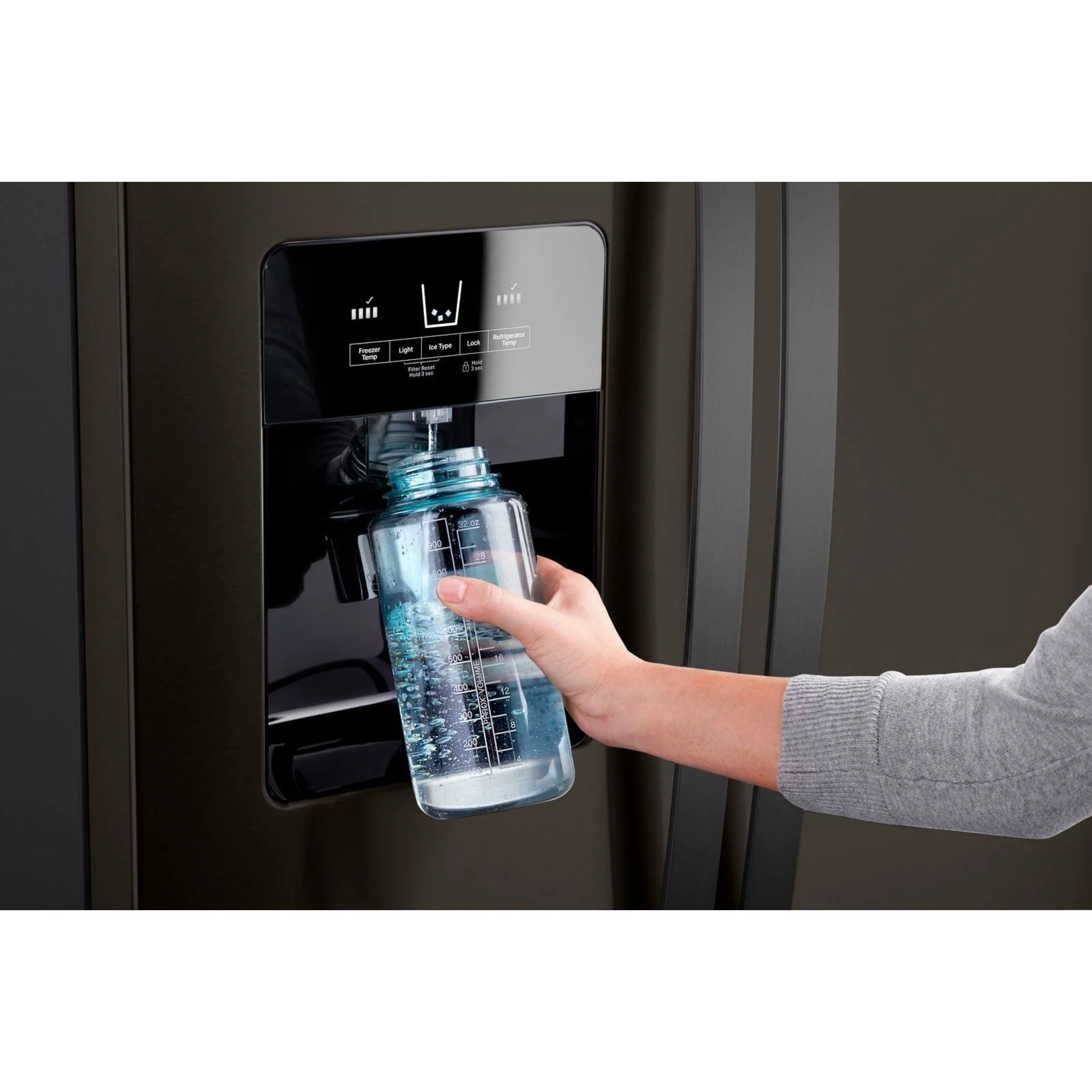 Whirlpool 36-inch Wide Side-by-Side Refrigerator - 25 cu. ft. -Black Stainless (WRS555SIHV) - Image 21