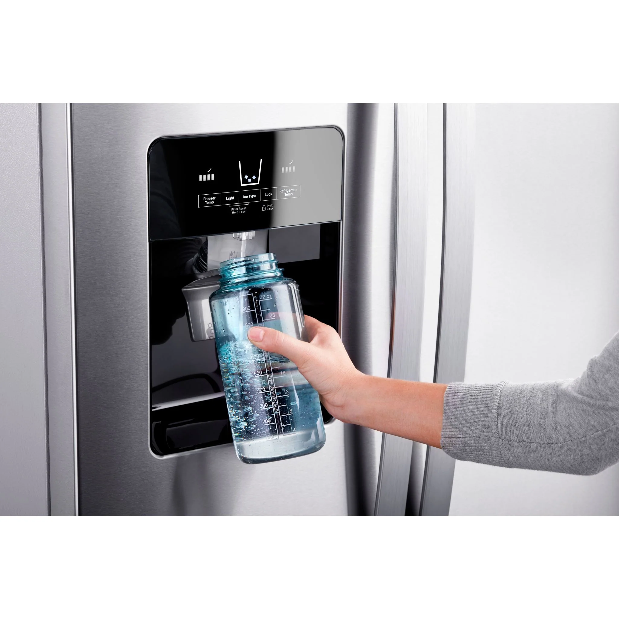 Whirlpool 36-inch Wide Side-by-Side Refrigerator - 25 cu. ft. -Fingerprint Resistant (WRS555SIHZ) - Image 6