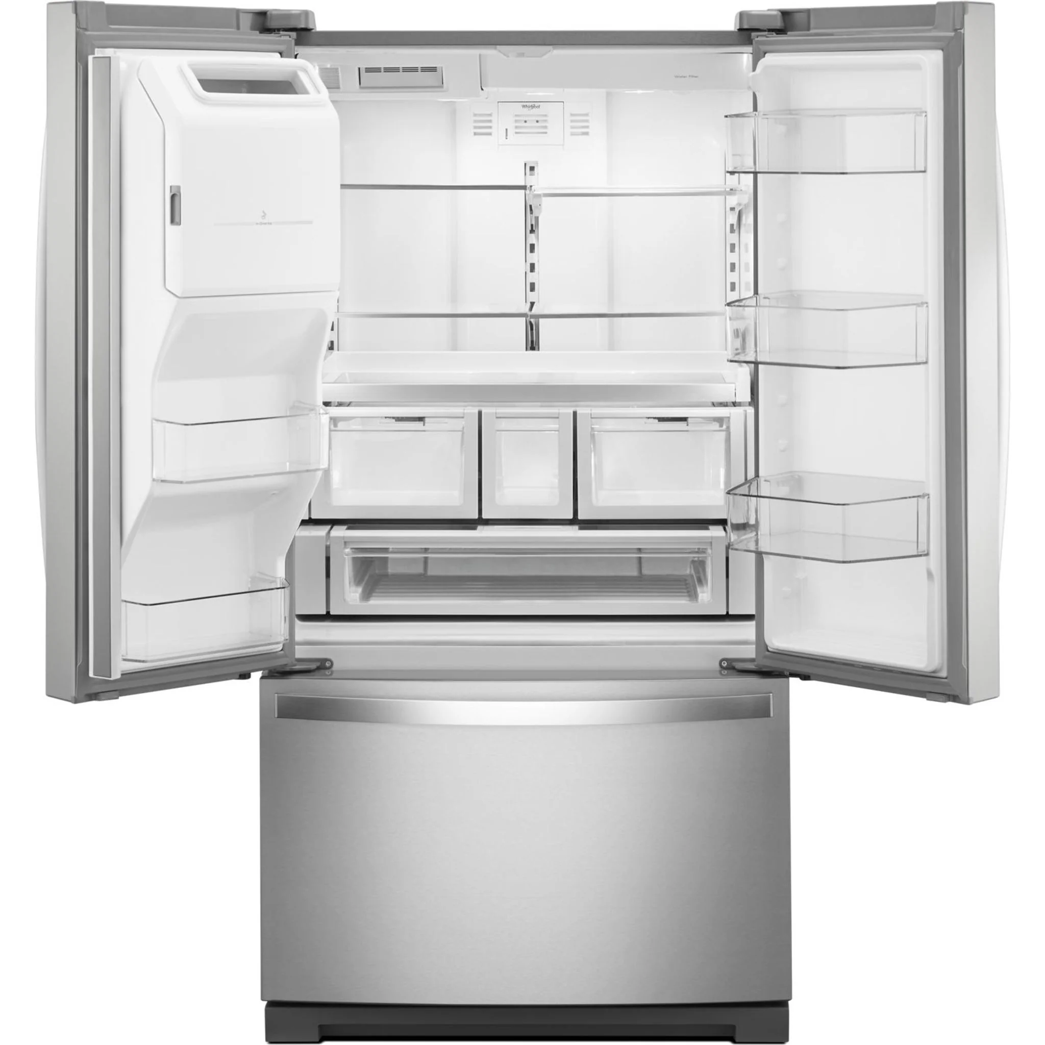 Whirlpool 36" Wide French Door Refrigerator - 27 cu. ft. - Fingerprint Resistant Stainless Steel (WRF757SDHZ) - Image 13