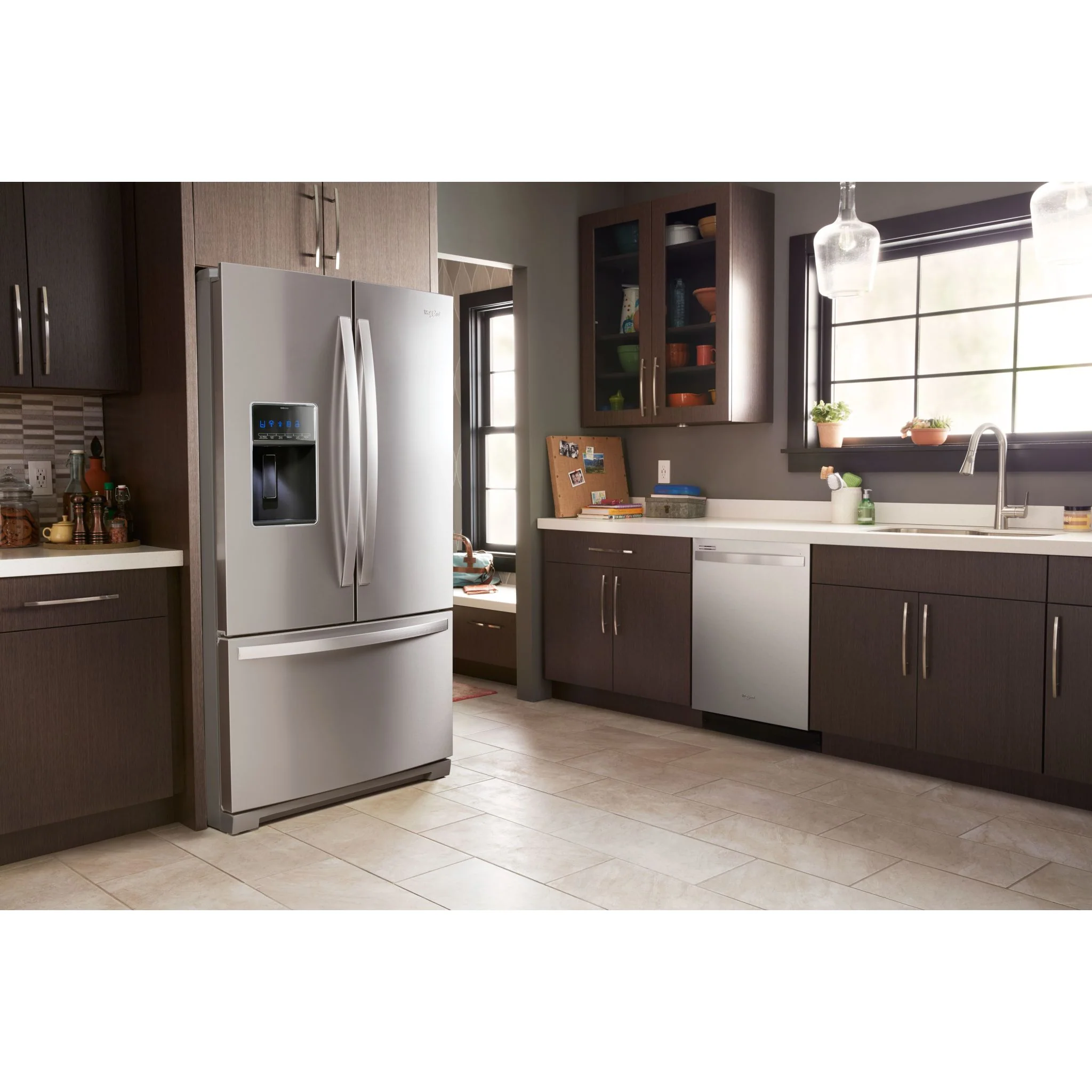Whirlpool 36" Wide French Door Refrigerator - 27 cu. ft. - Fingerprint Resistant Stainless Steel (WRF757SDHZ) - Image 9