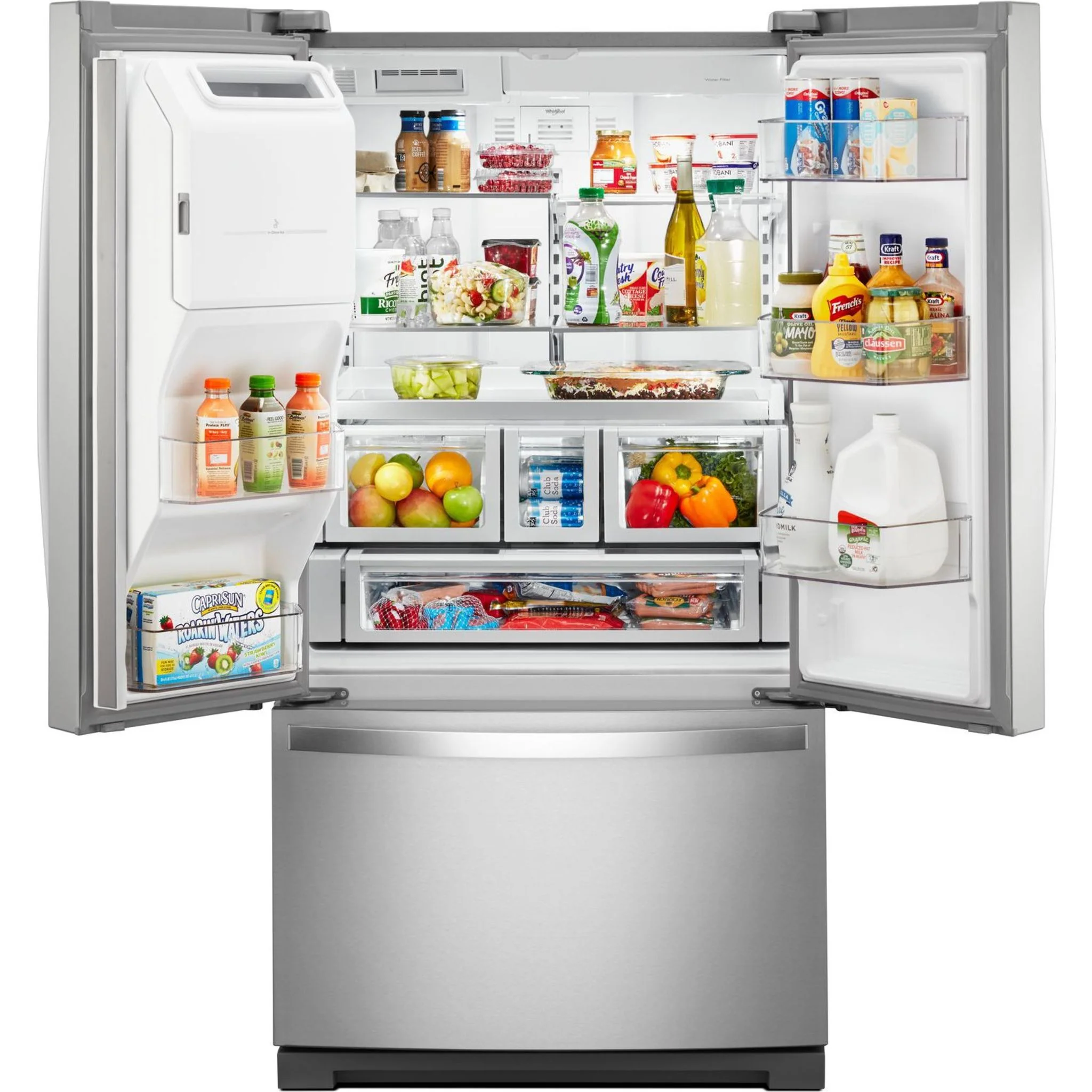 Whirlpool 36" Wide French Door Refrigerator - 27 cu. ft. - Fingerprint Resistant Stainless Steel (WRF767SDHZ) - Image 21