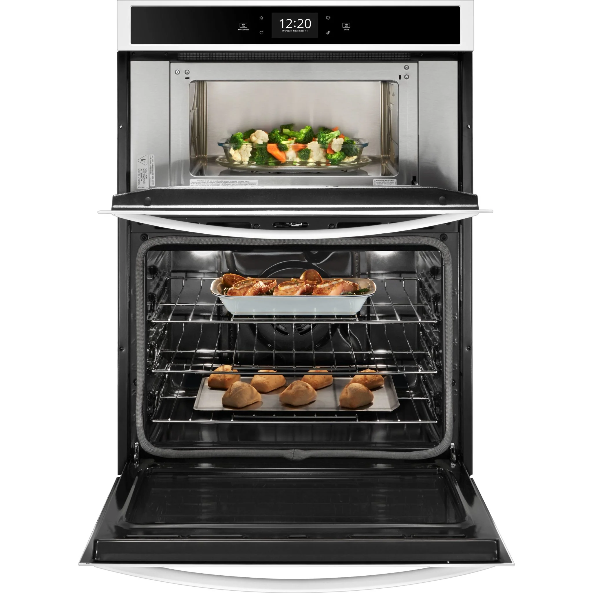 Whirlpool 5.7 cu. ft. Smart Combination Convection Wall Oven with Air Fry, when Connected (WOC75EC7HV) - Image 2