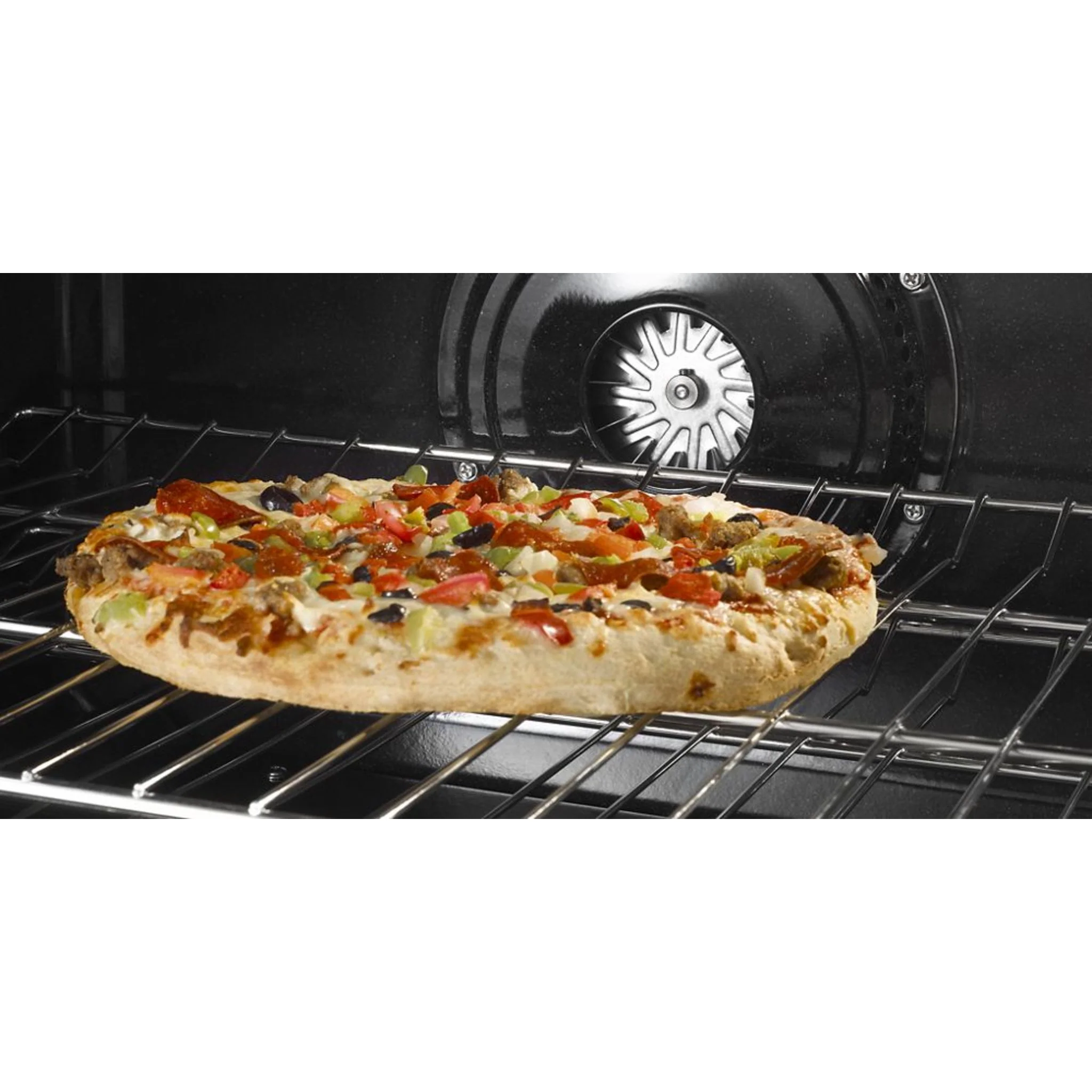 Whirlpool 5.7 Cu. Ft. Wall Oven Microwave Combo with Air Fry -Fingerprint Resistant Stainless Steel (WOEC7027PZ) - Image 4