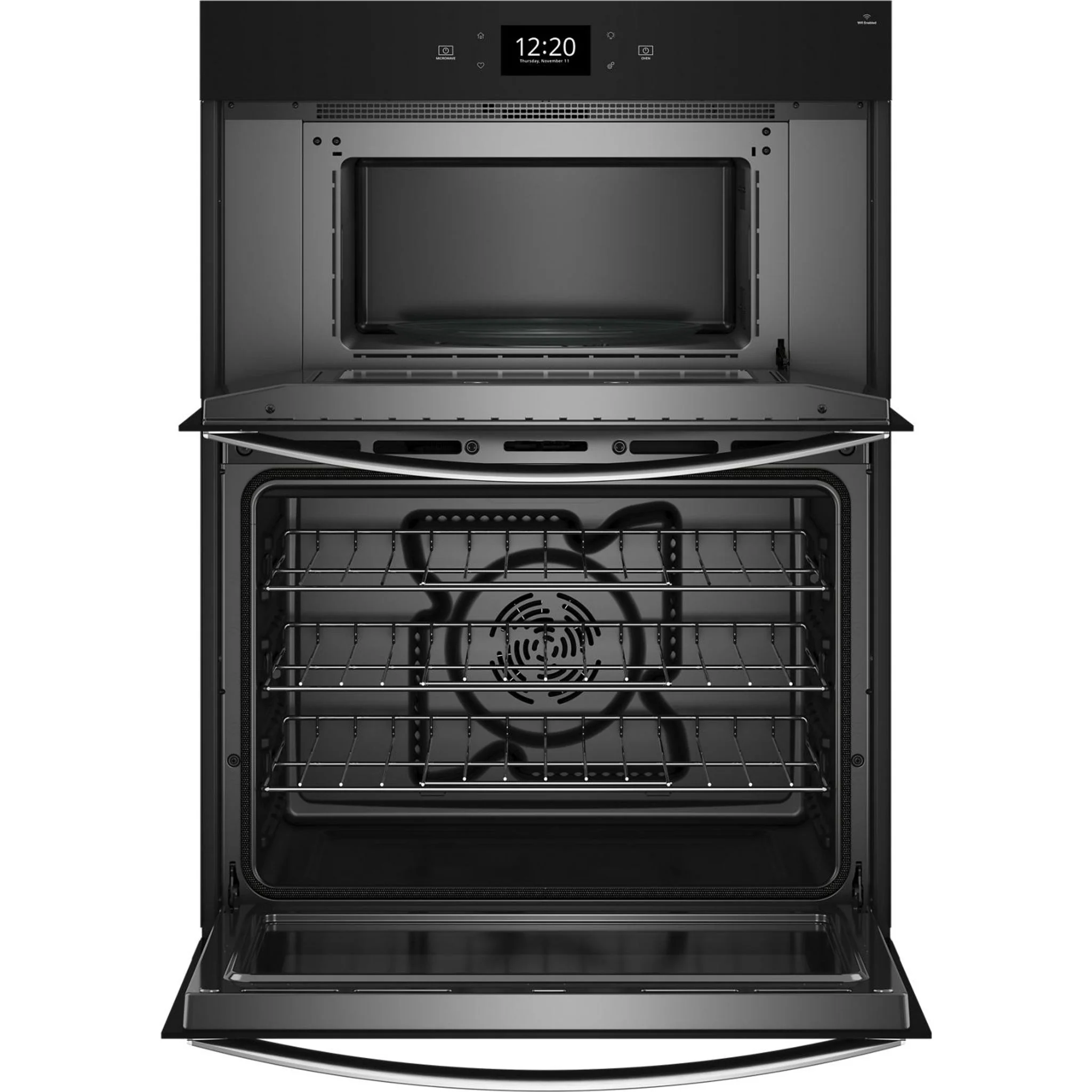 Whirlpool 5.7 Cu. Ft. Wall Oven Microwave Combo with Air Fry -Fingerprint Resistant Stainless Steel (WOEC7027PZ) - Image 6