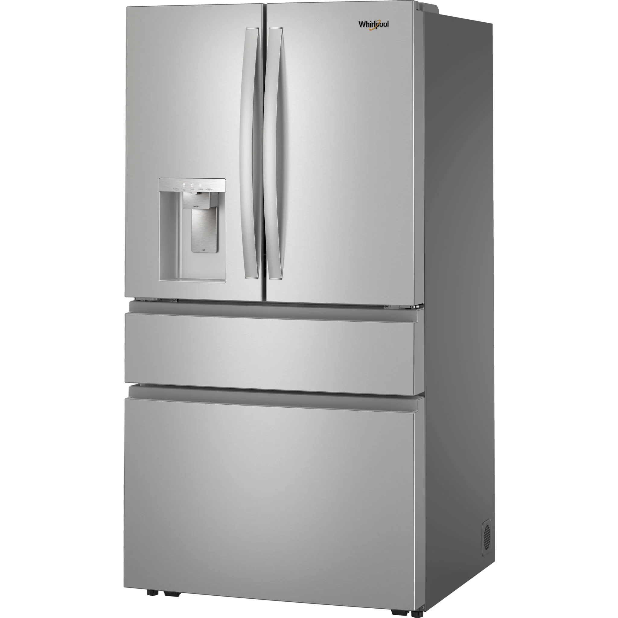 Whirlpool 29 Cu. Ft. Family-Sized Capacity French door refrigerator with Flexible Temperature Drawer - Fingerprint-Resistant Stainless Finish (WRMF3636SZ) - Image 4