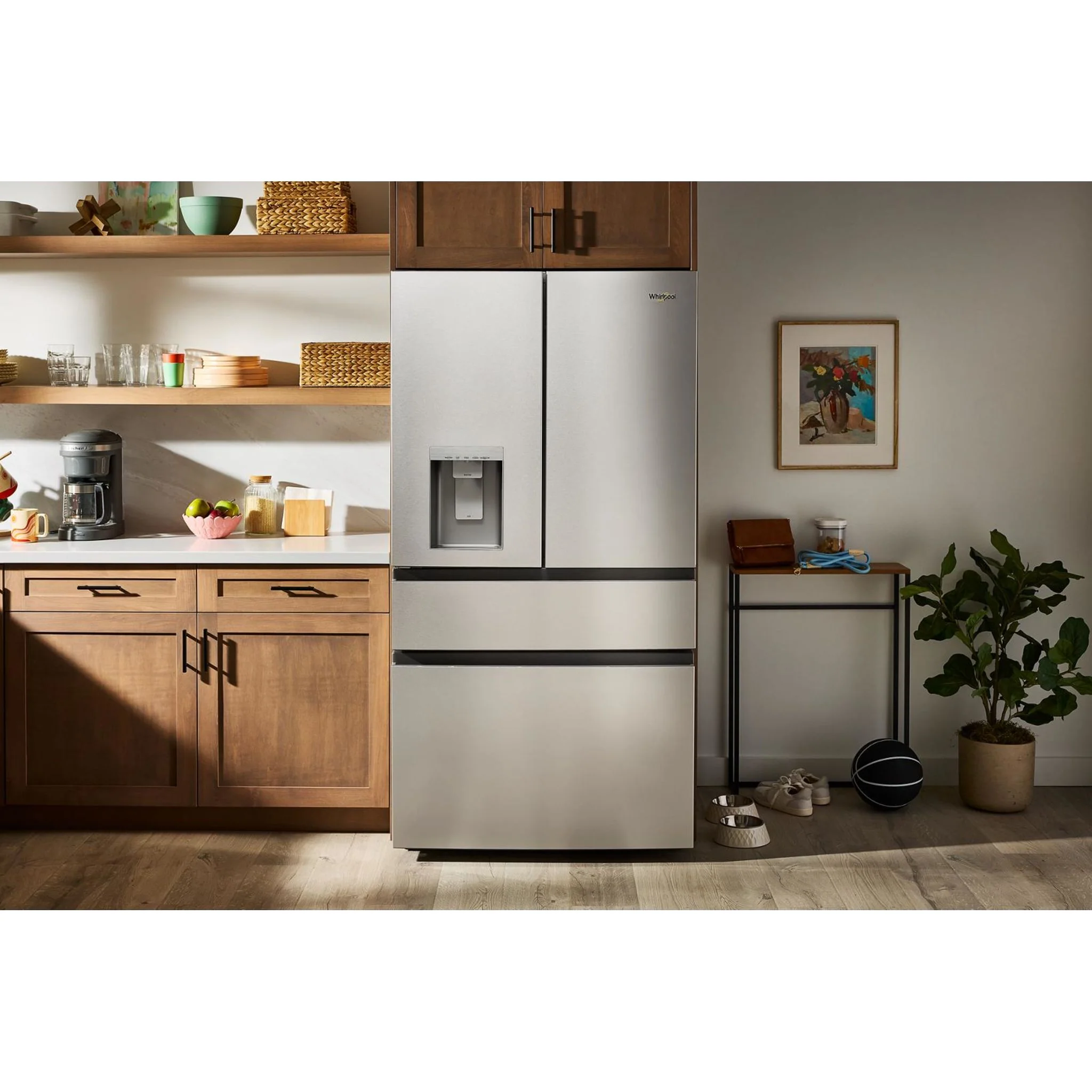 Whirlpool 29 Cu. Ft. Family-Sized Capacity French door refrigerator with Flexible Temperature Drawer - Fingerprint-Resistant Stainless Finish (WRMF3536SZ) - Image 10