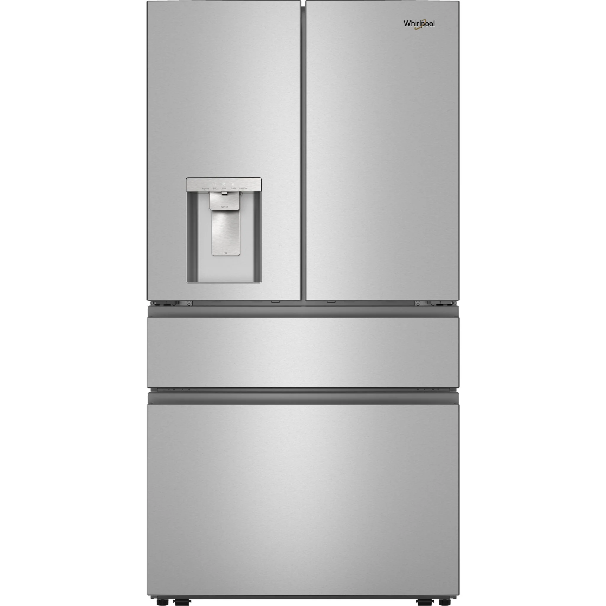 Whirlpool 29 Cu. Ft. Family-Sized Capacity French door refrigerator with Flexible Temperature Drawer - Fingerprint-Resistant Stainless Finish (WRMF3536SZ) - Image 2