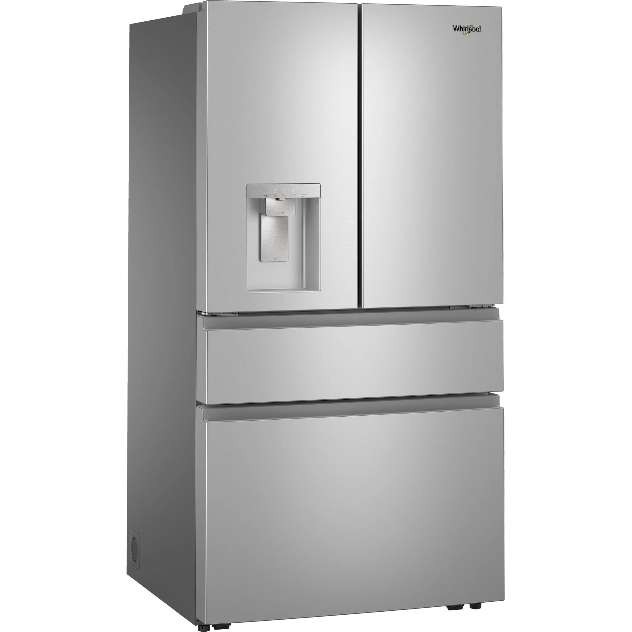 Whirlpool 29 Cu. Ft. Family-Sized Capacity French door refrigerator with Flexible Temperature Drawer - Fingerprint-Resistant Stainless Finish (WRMF3536SZ) - Image 3