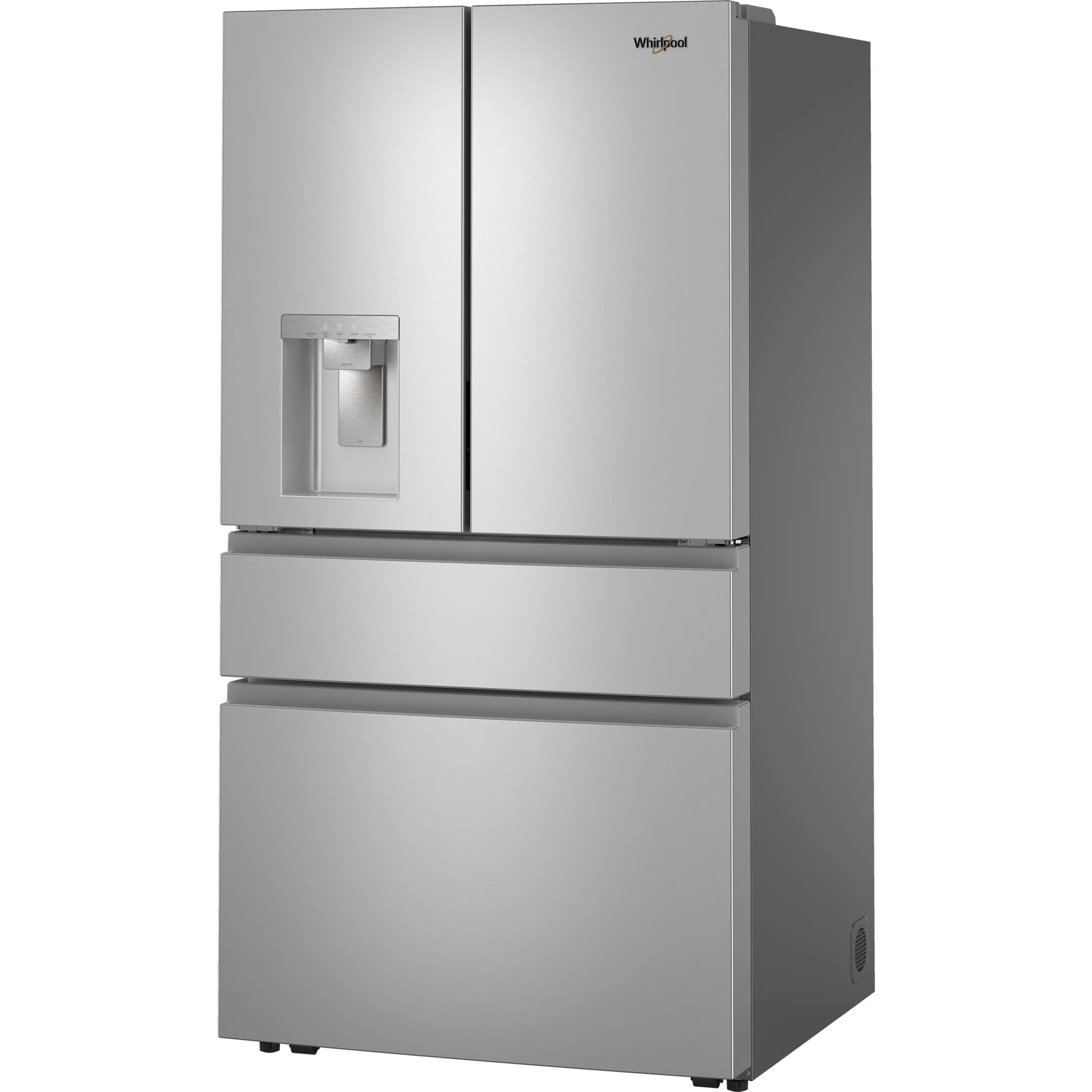 Whirlpool 29 Cu. Ft. Family-Sized Capacity French door refrigerator with Flexible Temperature Drawer - Fingerprint-Resistant Stainless Finish (WRMF3536SZ) - Image 4