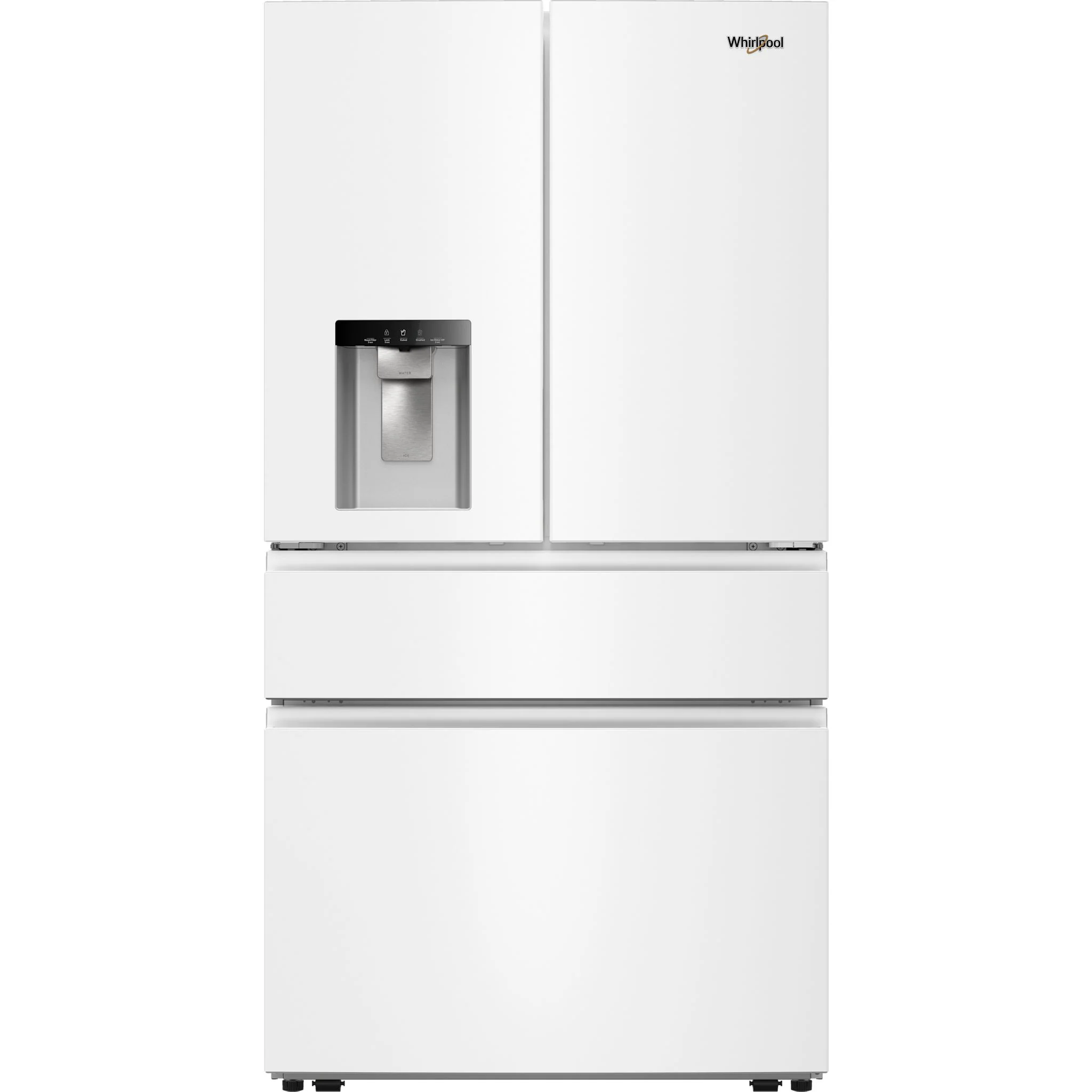 Whirlpool 29 Cu. Ft. Family-Sized Capacity French door refrigerator with Flexible Temperature Drawer - White (WRMF3536SW) - Image 2