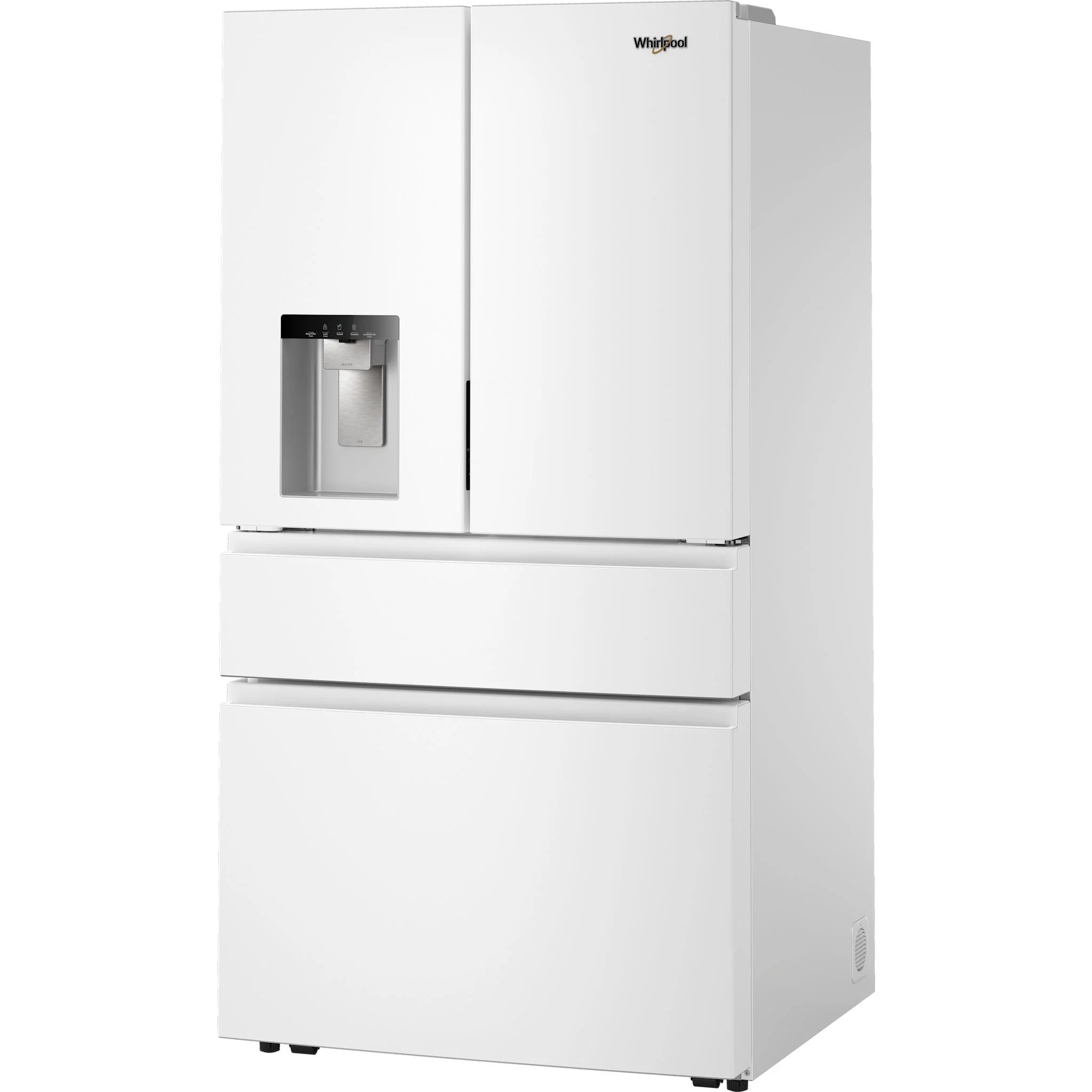 Whirlpool 29 Cu. Ft. Family-Sized Capacity French door refrigerator with Flexible Temperature Drawer - White (WRMF3536SW) - Image 3