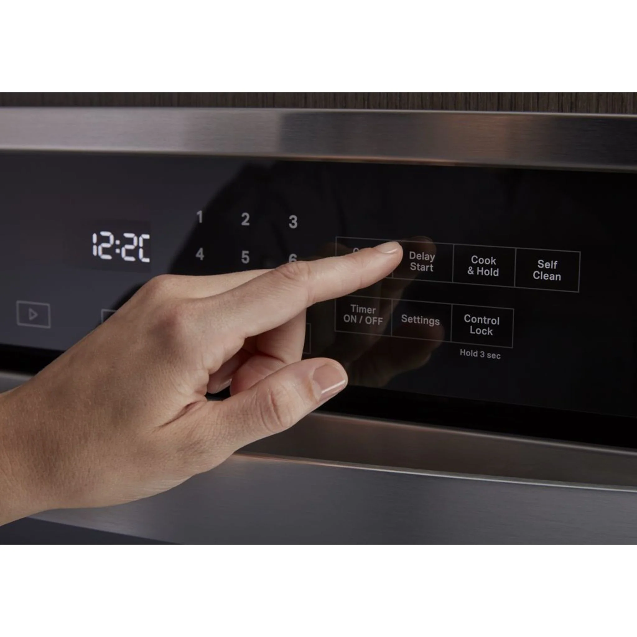 Whirlpool 5.0 Cu. Ft. Single Self-Cleaning Wall Oven -Stainless Steel (WOES3030LS) - Image 2