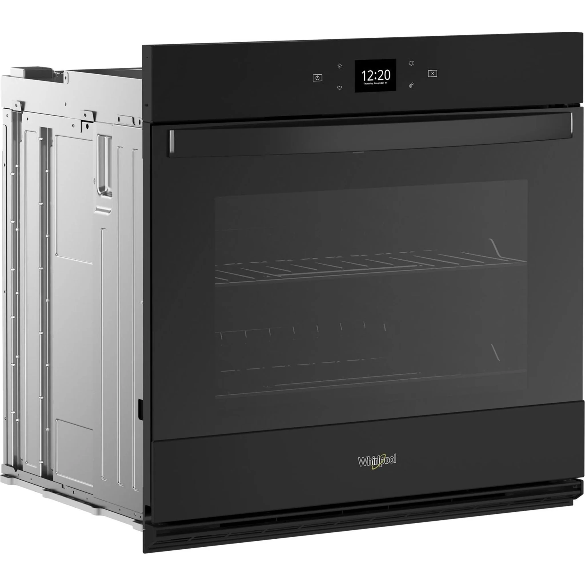 Whirlpool 5.0 Cu. Ft. Single Wall Oven with Air Fry When Connected -Black (WOES5030LB) - Image 3
