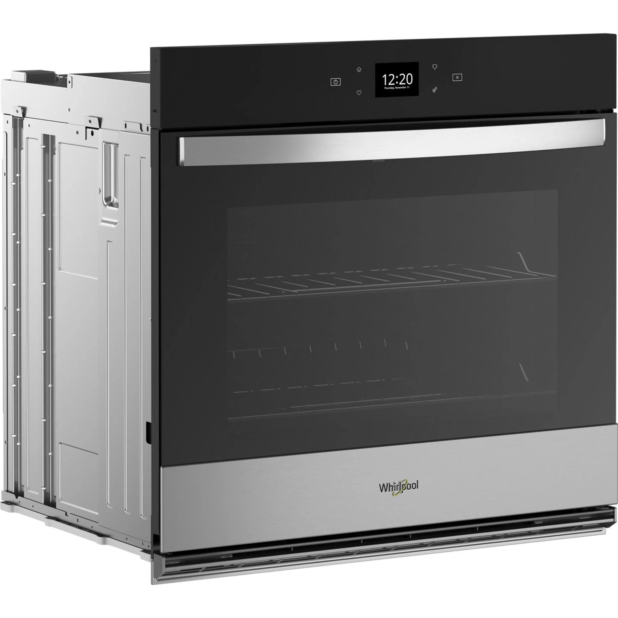 Whirlpool 5.0 Cu. Ft. Single Wall Oven with Air Fry When Connected -Fingerprint Resistant Stainless Steel (WOES5030LZ) - Image 4
