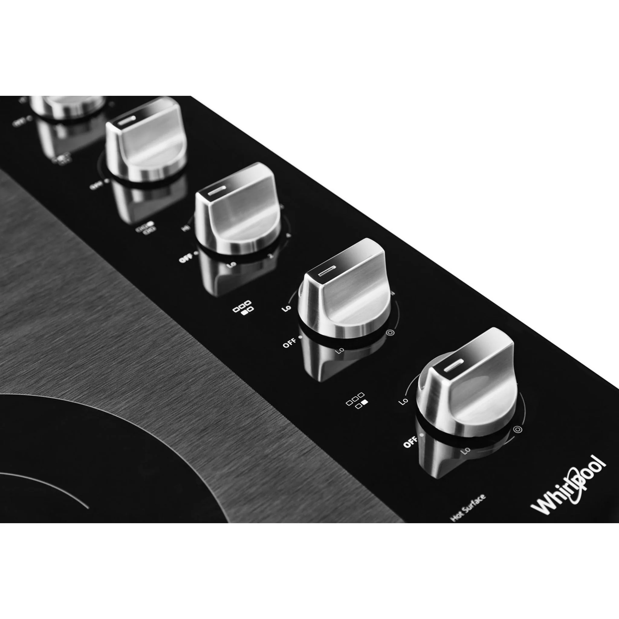 Whirlpool 30-inch Electric Ceramic Glass Cooktop with Two Dual Radiant Elements -Stainless Steel (WCE77US0HS) - Image 7