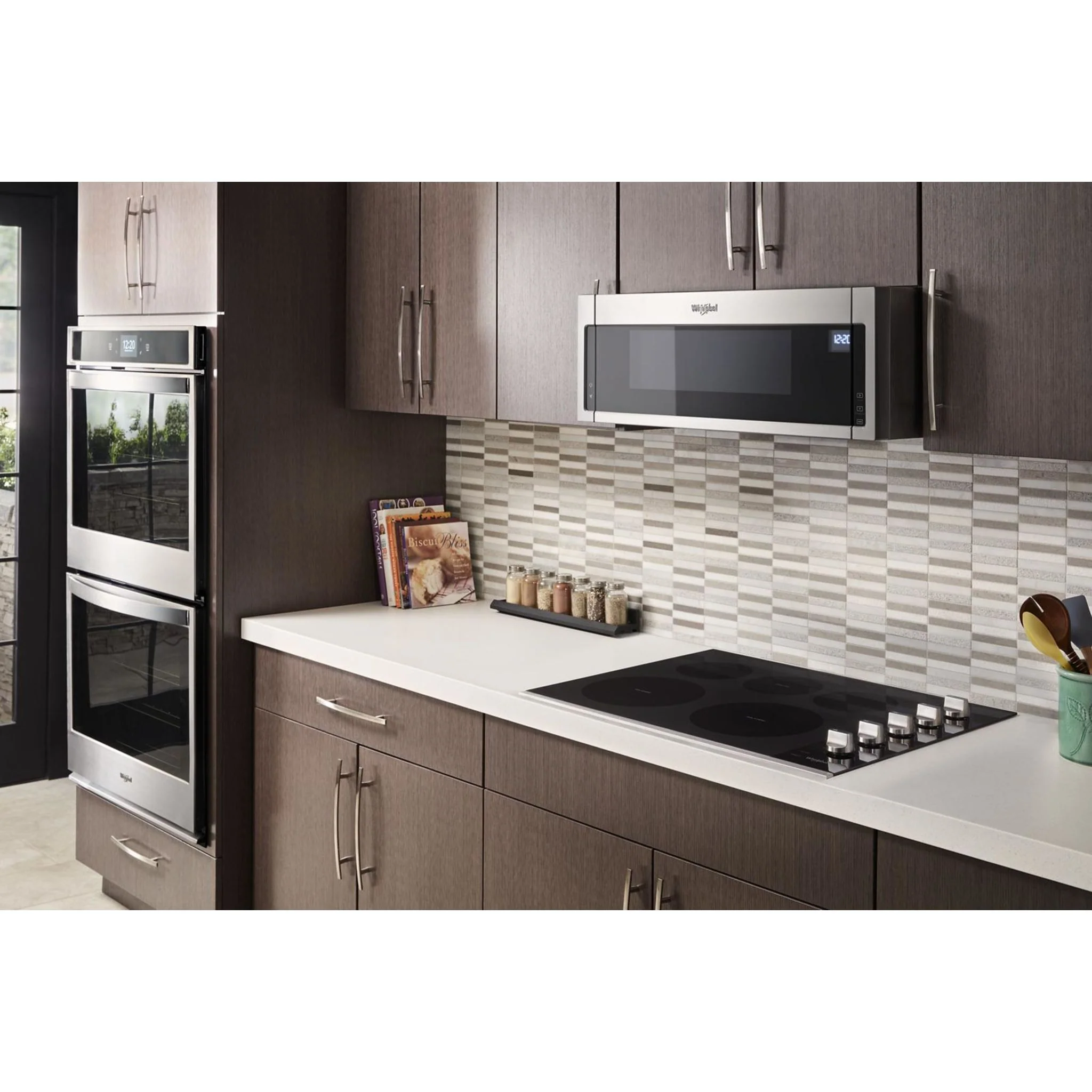Whirlpool 30-inch Electric Ceramic Glass Cooktop with Two Dual Radiant Elements -Stainless Steel (WCE77US0HS) - Image 8