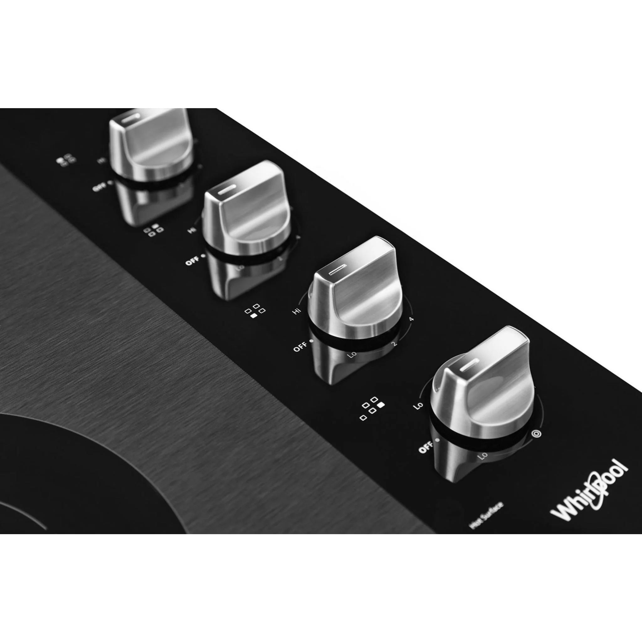 Whirlpool 30-inch Electric Ceramic Glass Cooktop with Dual Radiant Element -Stainless Steel (WCE55US0HS) - Image 6