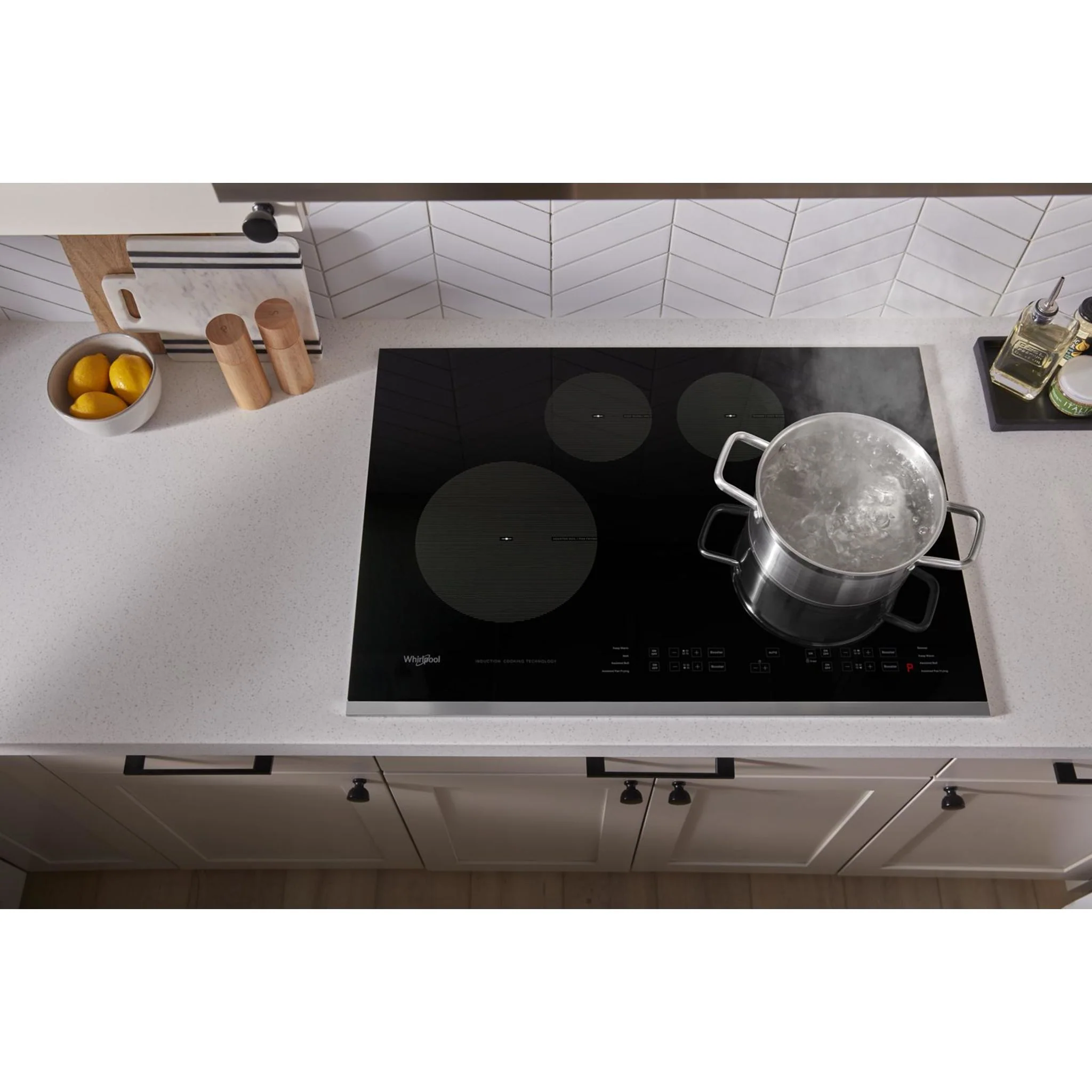 Whirlpool 30-Inch Induction Cooktop -Stainless Steel (WCI55US0JS) - Image 3