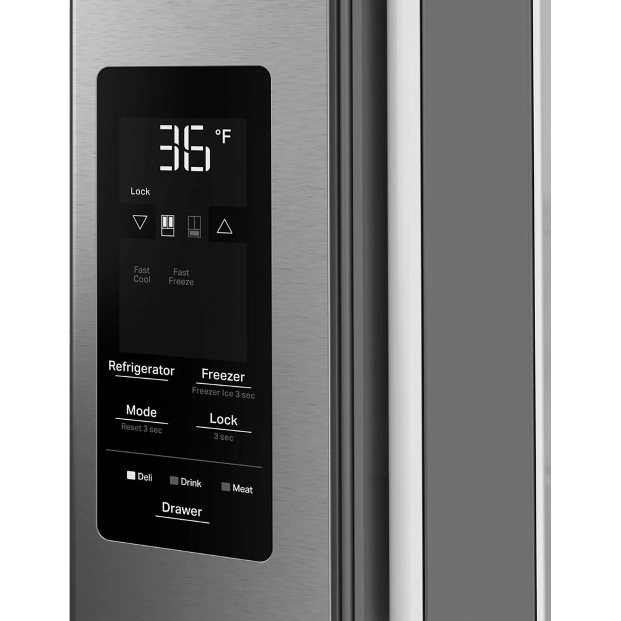 Whirlpool 30 Cu. Ft. Family-Sized Capacity French door refrigerator with Flexible Tempearture Drawer - Fingerprint-Resistant Stainless Finish (WRMF3336SZ) - Image 20