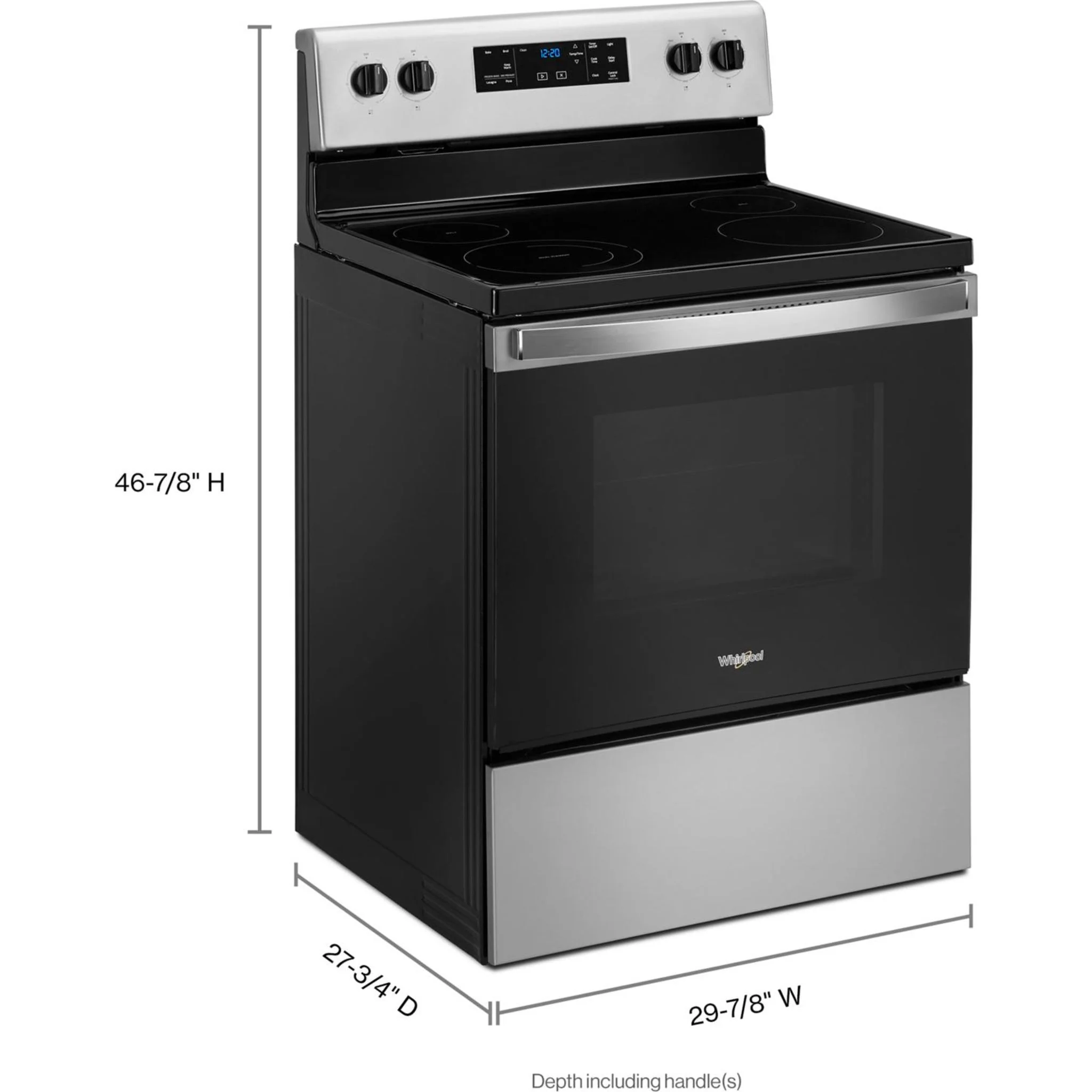 Whirlpool 5.3 cu. ft. electric range with Frozen Bakeâ„¢ technology -Stainless Steel (YWFE515S0JS) - Image 22