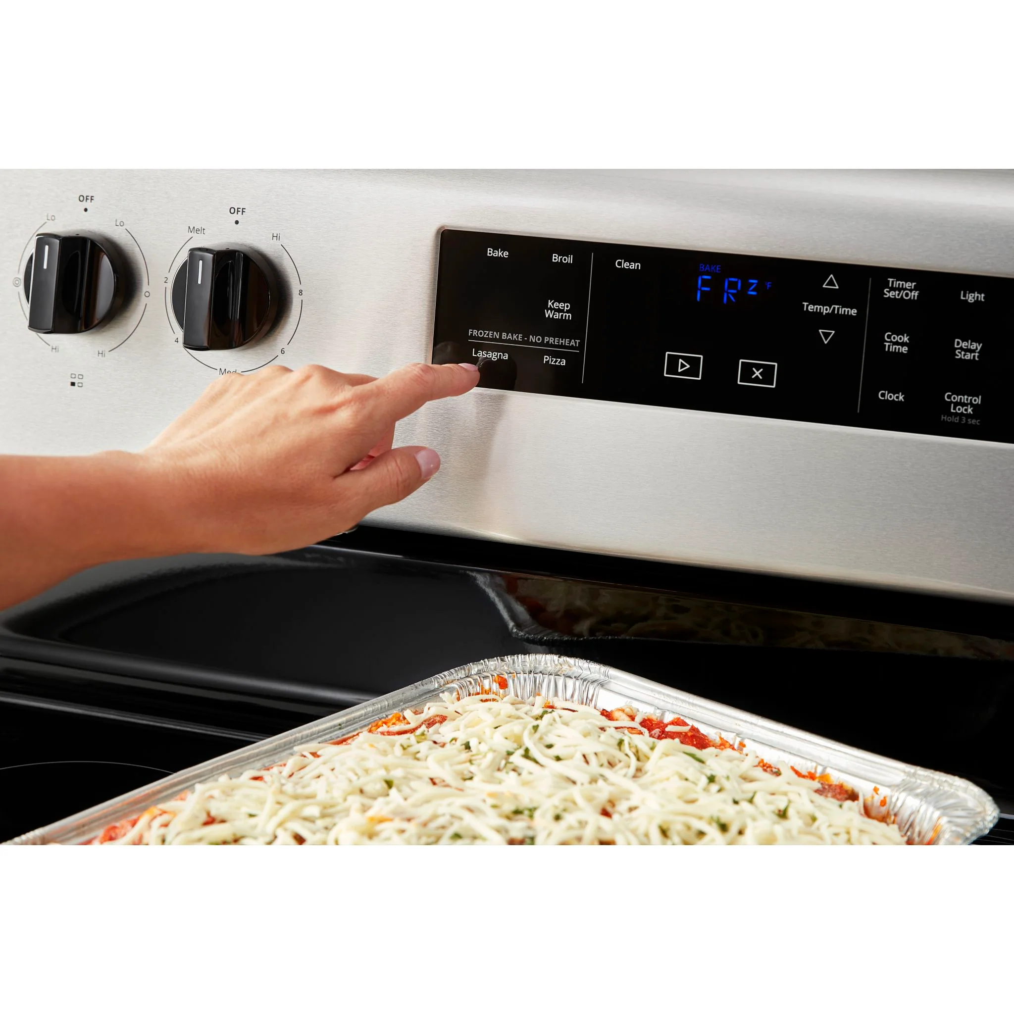 Whirlpool 5.3 cu. ft. electric range with Frozen Bakeâ„¢ technology -Stainless Steel (YWFE515S0JS) - Image 5