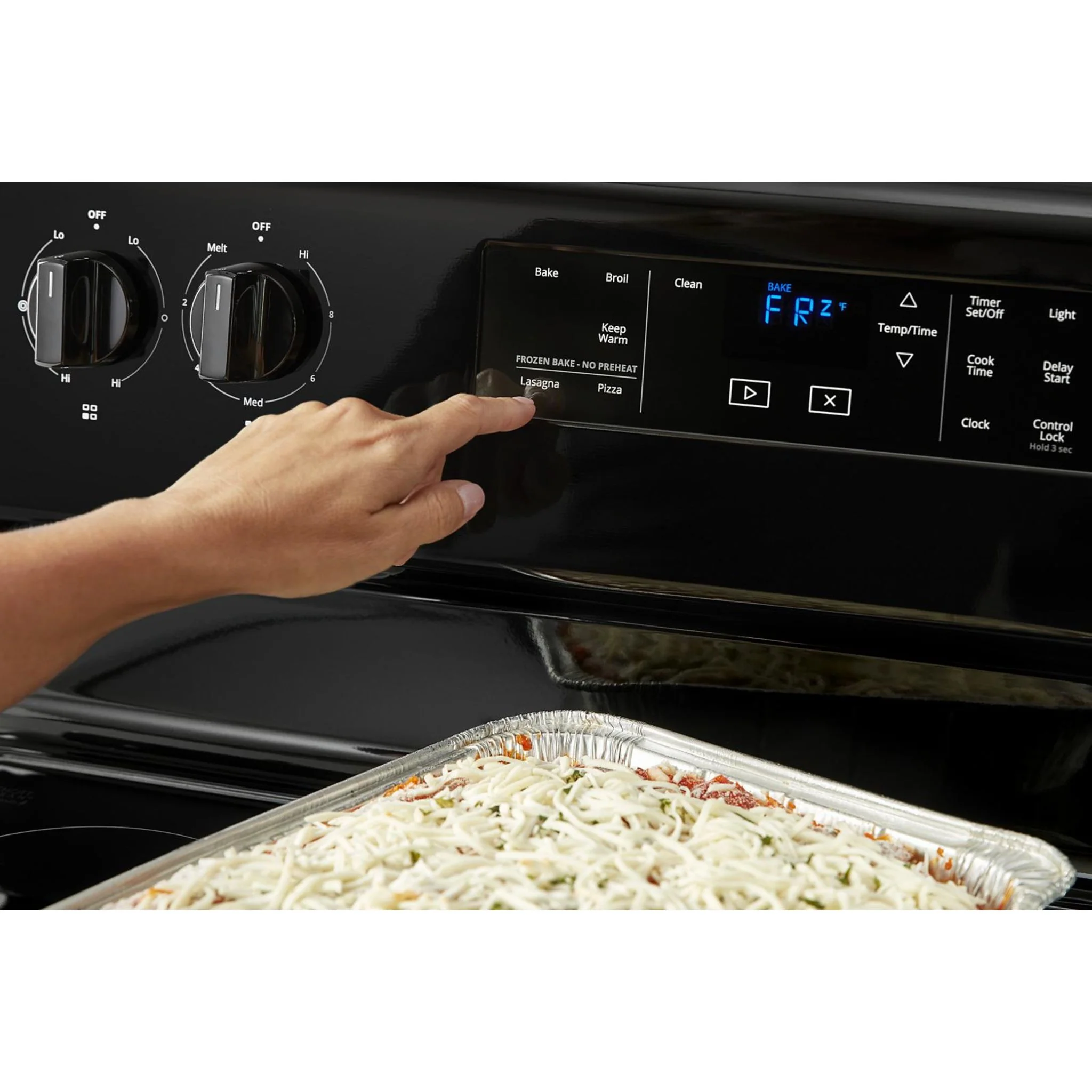 Whirlpool 5.3 cu. ft. electric range with Frozen Bake technology (YWFE515S0JB) - Image 5