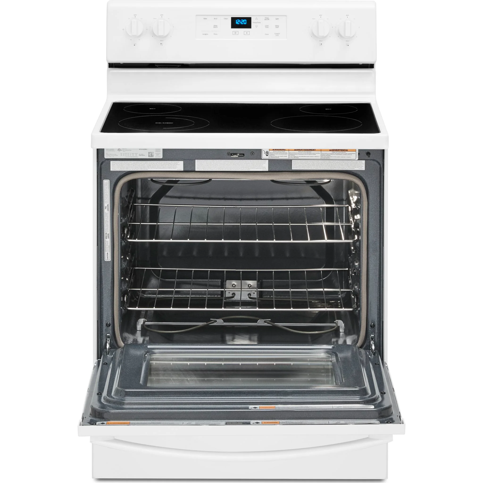 Whirlpool 5.3 cu. ft. electric range with Frozen Bake technology (YWFE515S0JW) - Image 10