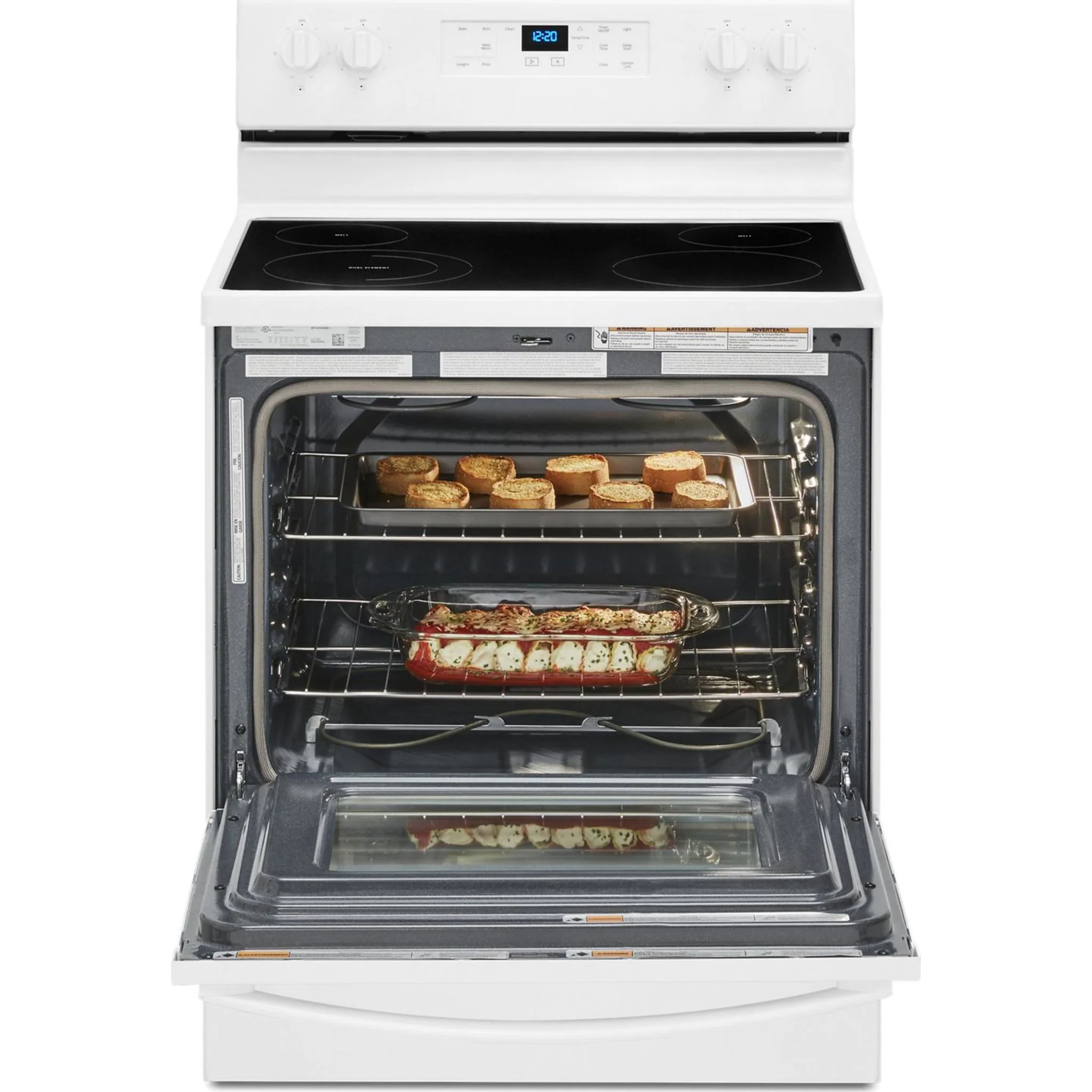 Whirlpool 5.3 cu. ft. electric range with Frozen Bake technology (YWFE515S0JW) - Image 15