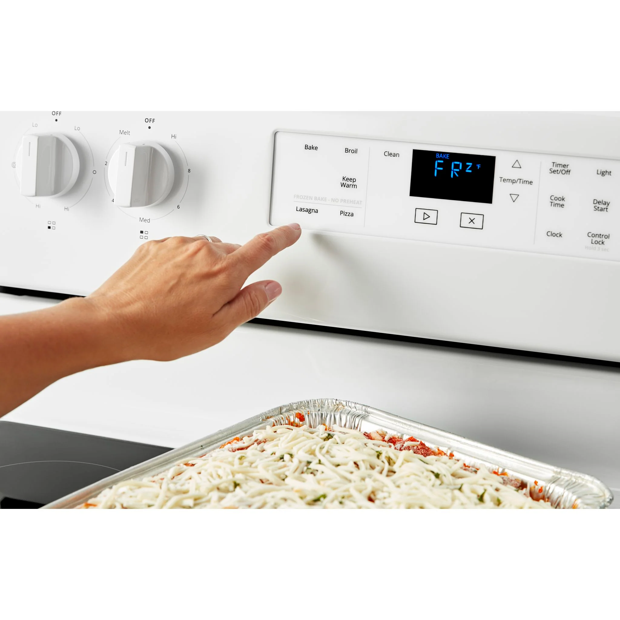 Whirlpool 5.3 cu. ft. electric range with Frozen Bake technology (YWFE515S0JW) - Image 8