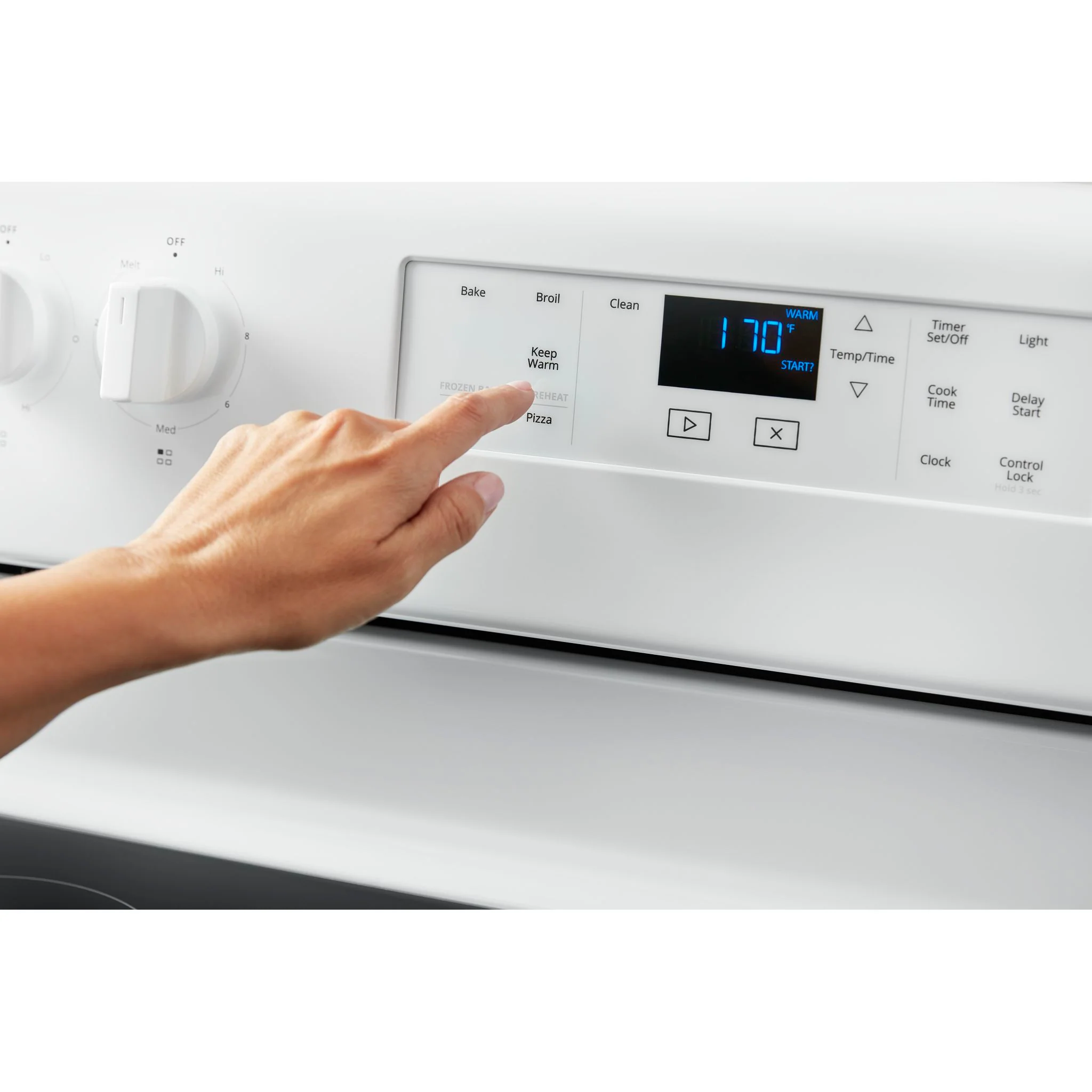 Whirlpool 5.3 cu. ft. electric range with Frozen Bake technology (YWFE515S0JW) - Image 9