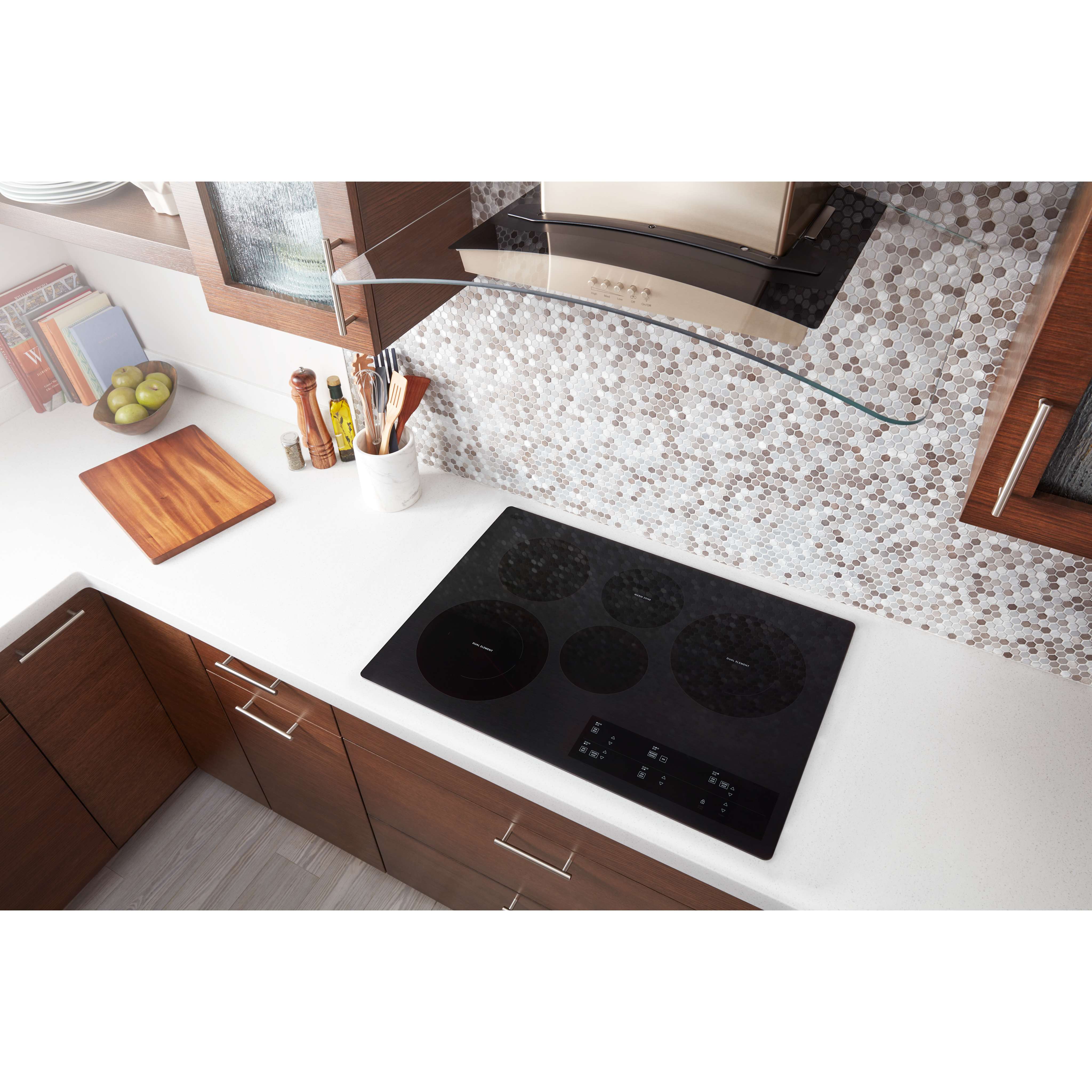 Whirlpool 30-inch Electric Ceramic Glass Cooktop with Two Dual Radiant Elements -Black (WCE97US0KB) - Image 6