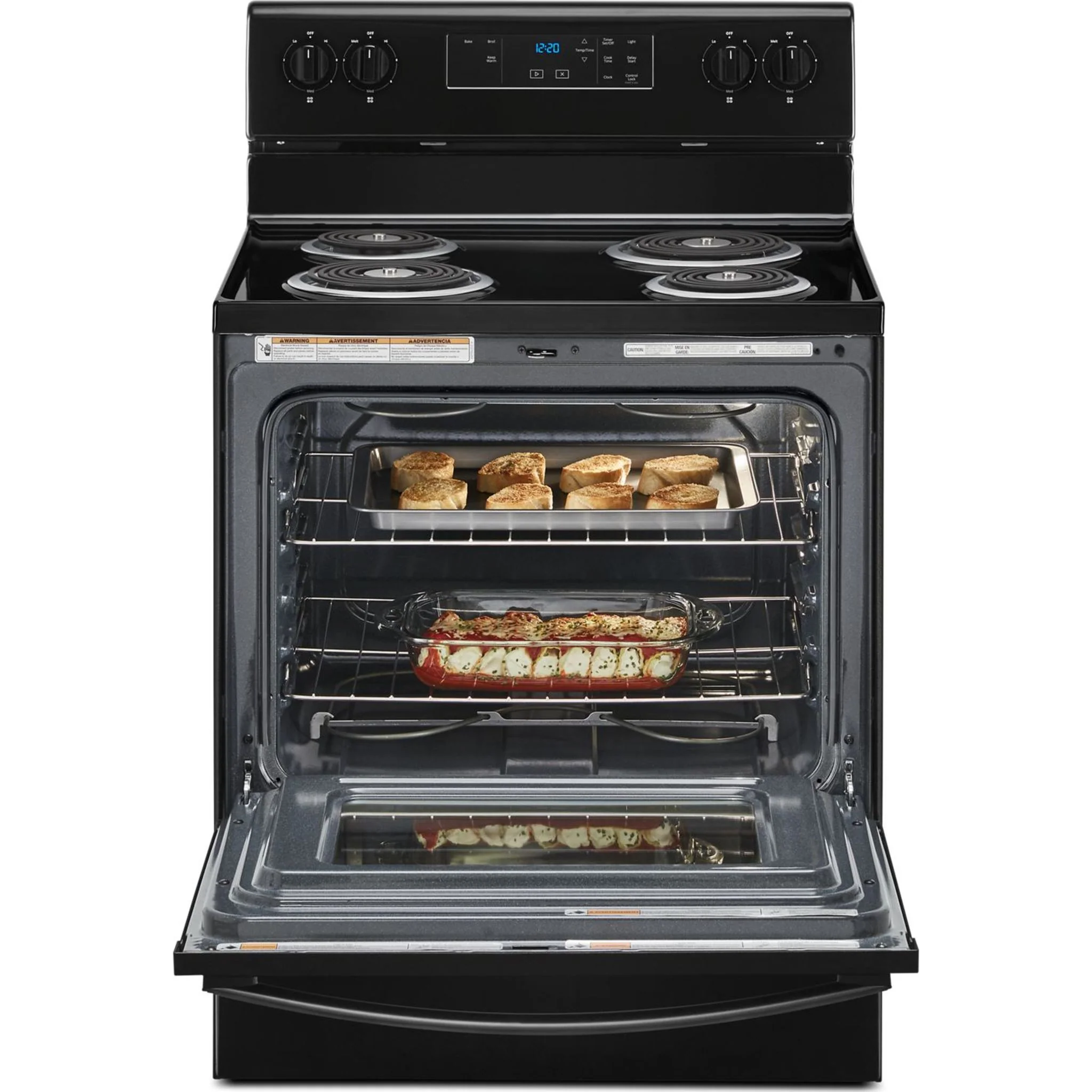 Whirlpool 4.8 cu. ft. electric range with Keep Warm setting -Black (YWFC150M0JB) - Image 7