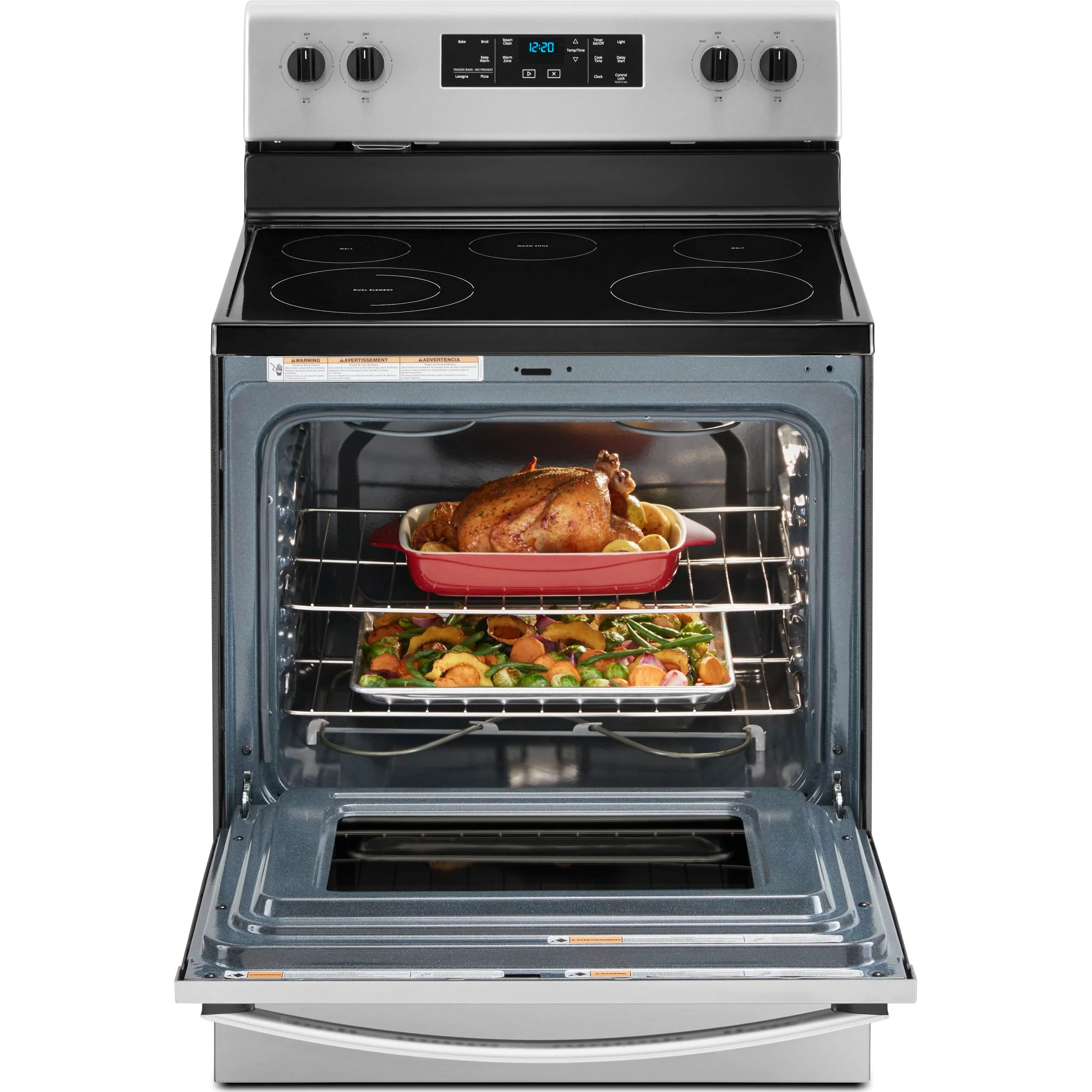 Whirlpool 5.3 cu. ft. electric range with Frozen Bake technology (YWFE505W0JZ) - Image 8
