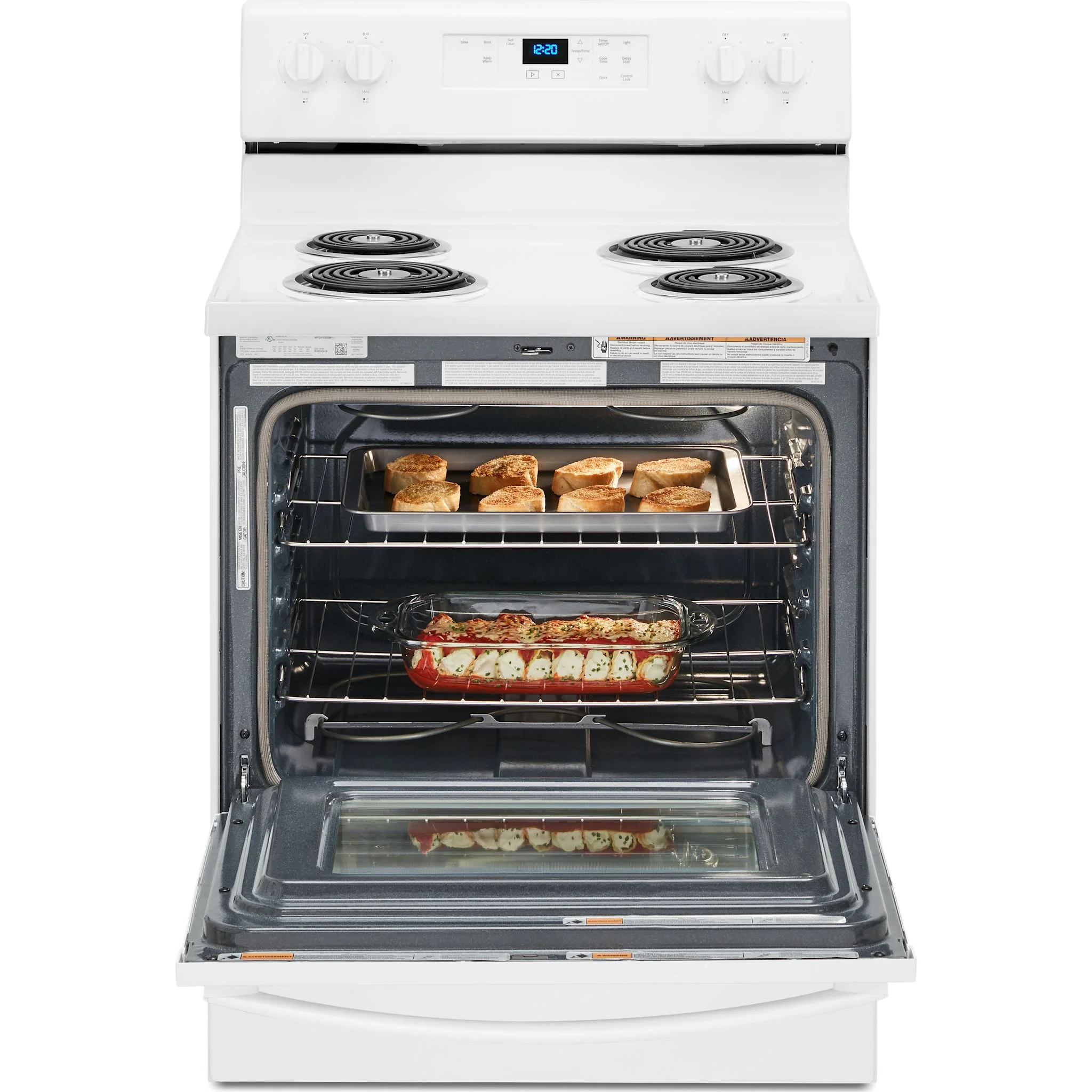 Whirlpool 4.8 cu. ft. electric range with Keep Warm setting -White (YWFC315S0JW) - Image 5