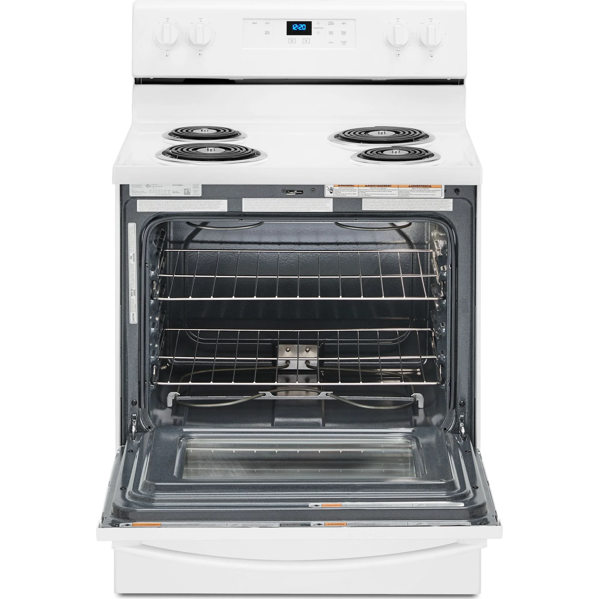 Whirlpool 4.8 cu. ft. electric range with Keep Warm setting -White (YWFC150M0JW) - Image 4